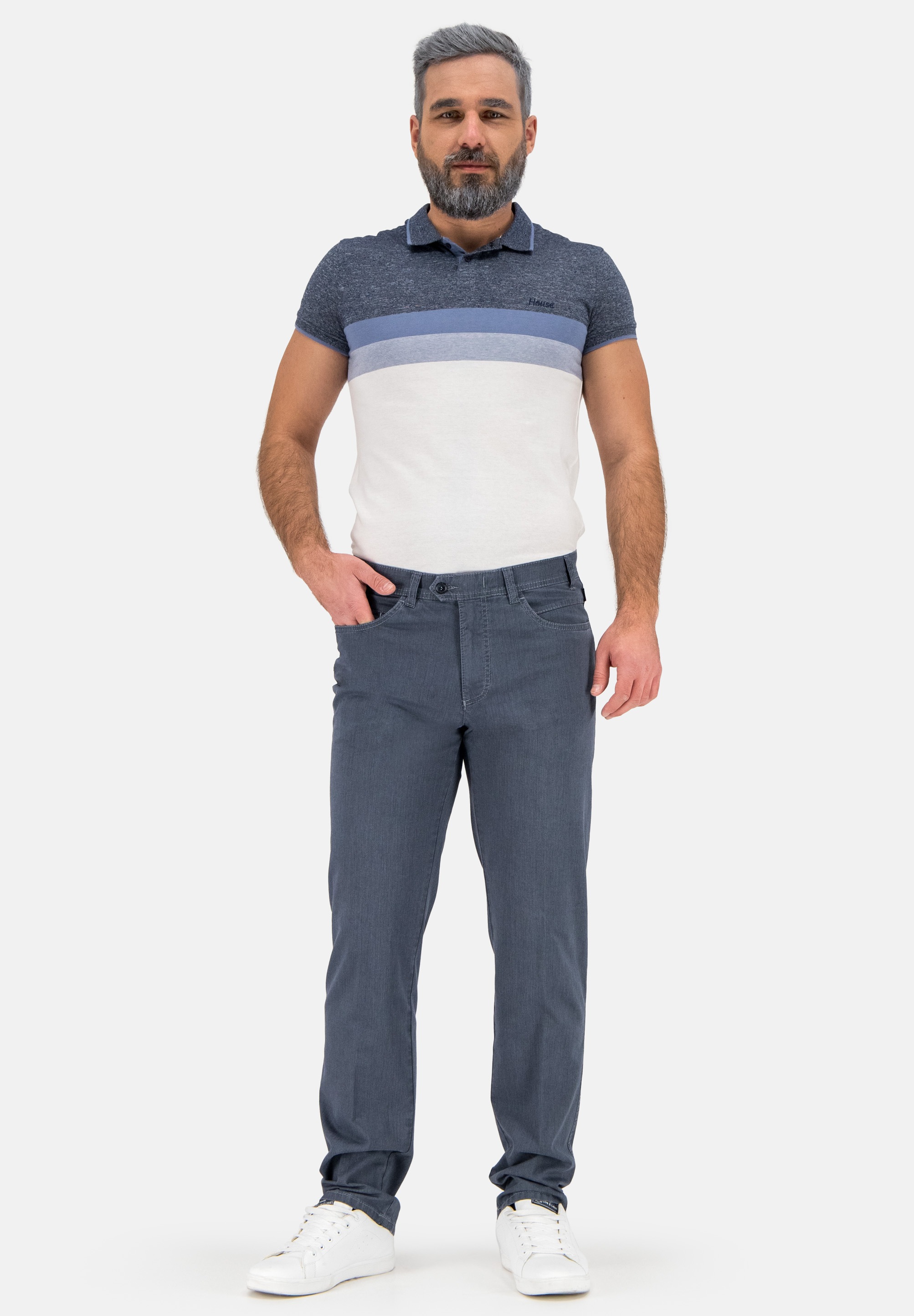 Brühl Stoffhose »Milano II«, in leichter Baumwoll-Stretch Qualität