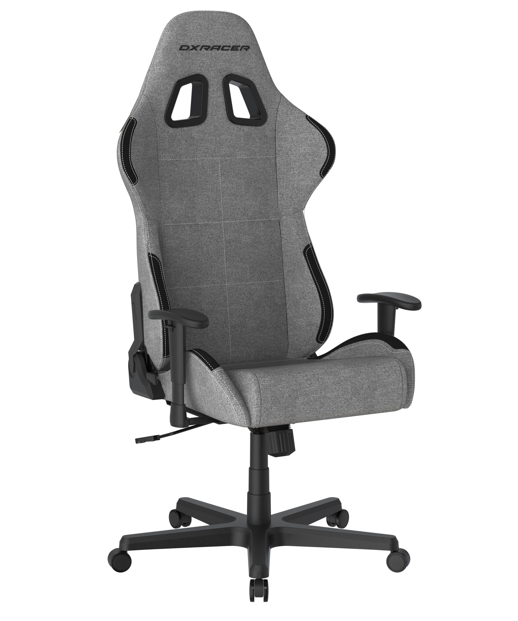 DXRacer Gaming-Stuhl »Formula Gaming Chair Regular L, Wasserabweisender Stoff, grau schwarz«