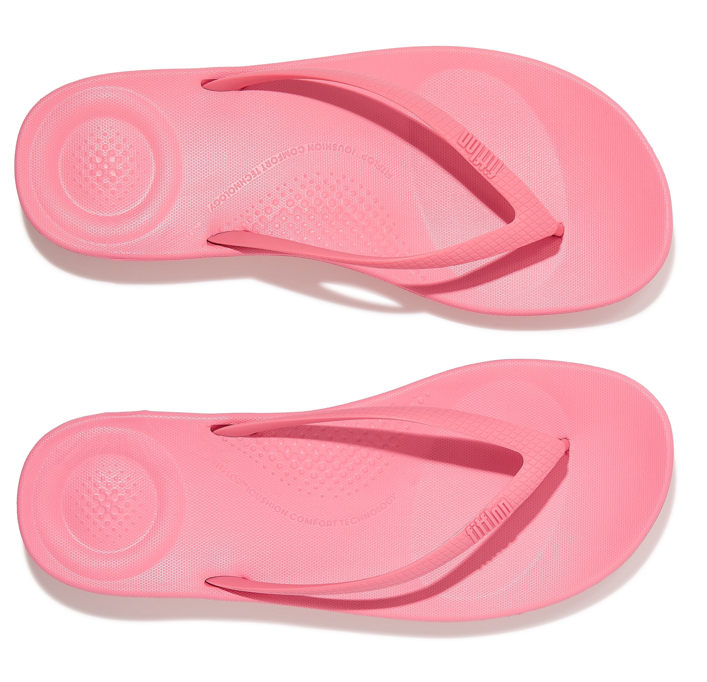 Fitflop Zehentrenner »IQUSHION«, Keilabsatz, Sommerschuh, Schlappen in schmaler Form