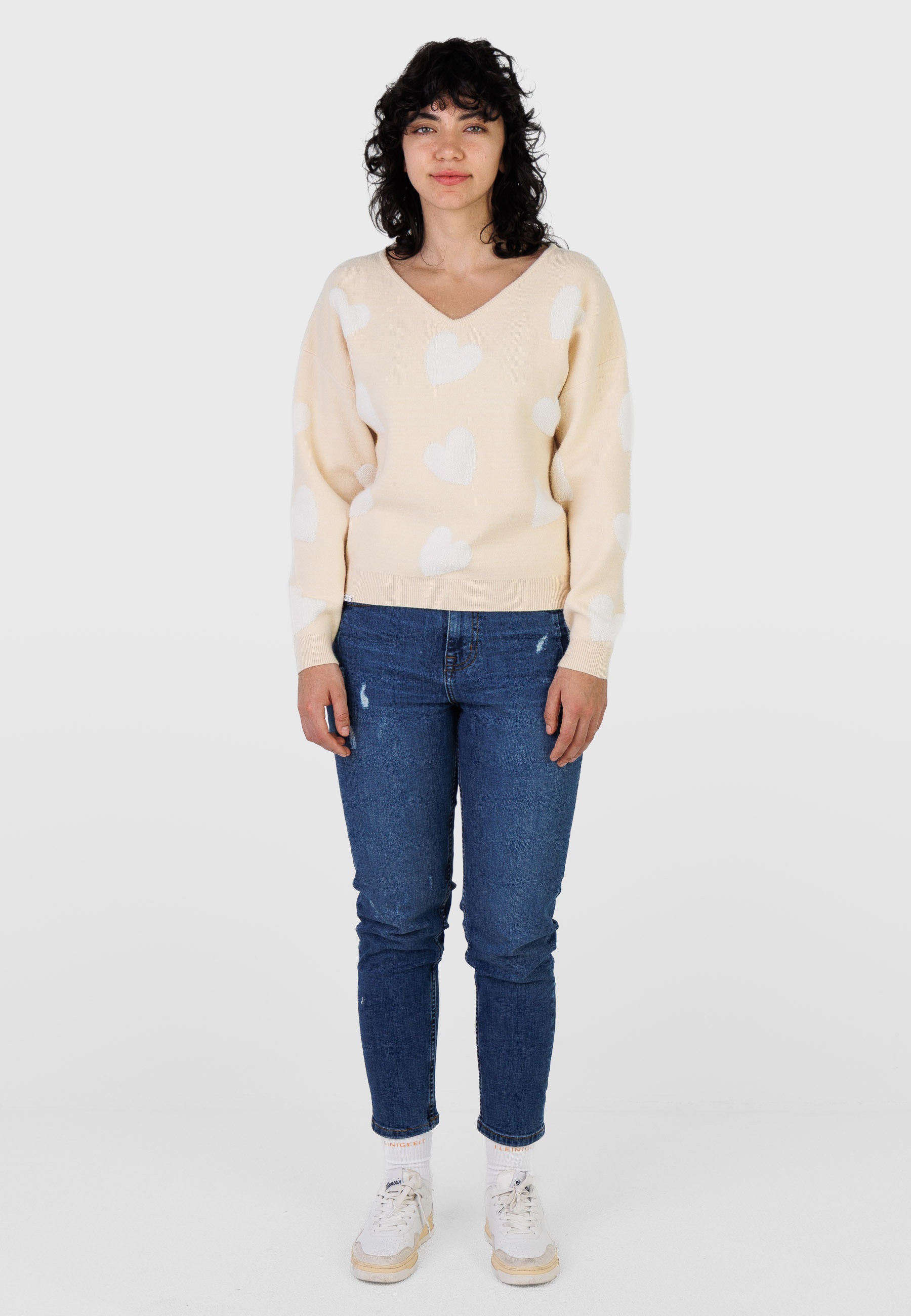 Kleinigkeit V-Ausschnitt-Pullover »Kleinigkeit Lovely Wollma« 1