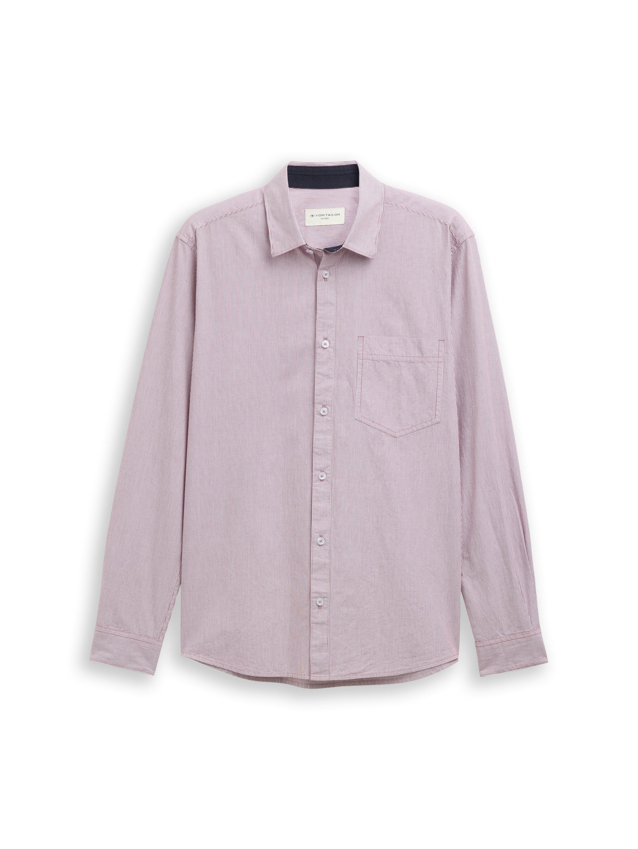 TOM TAILOR Langarmhemd mit Brust Tasche