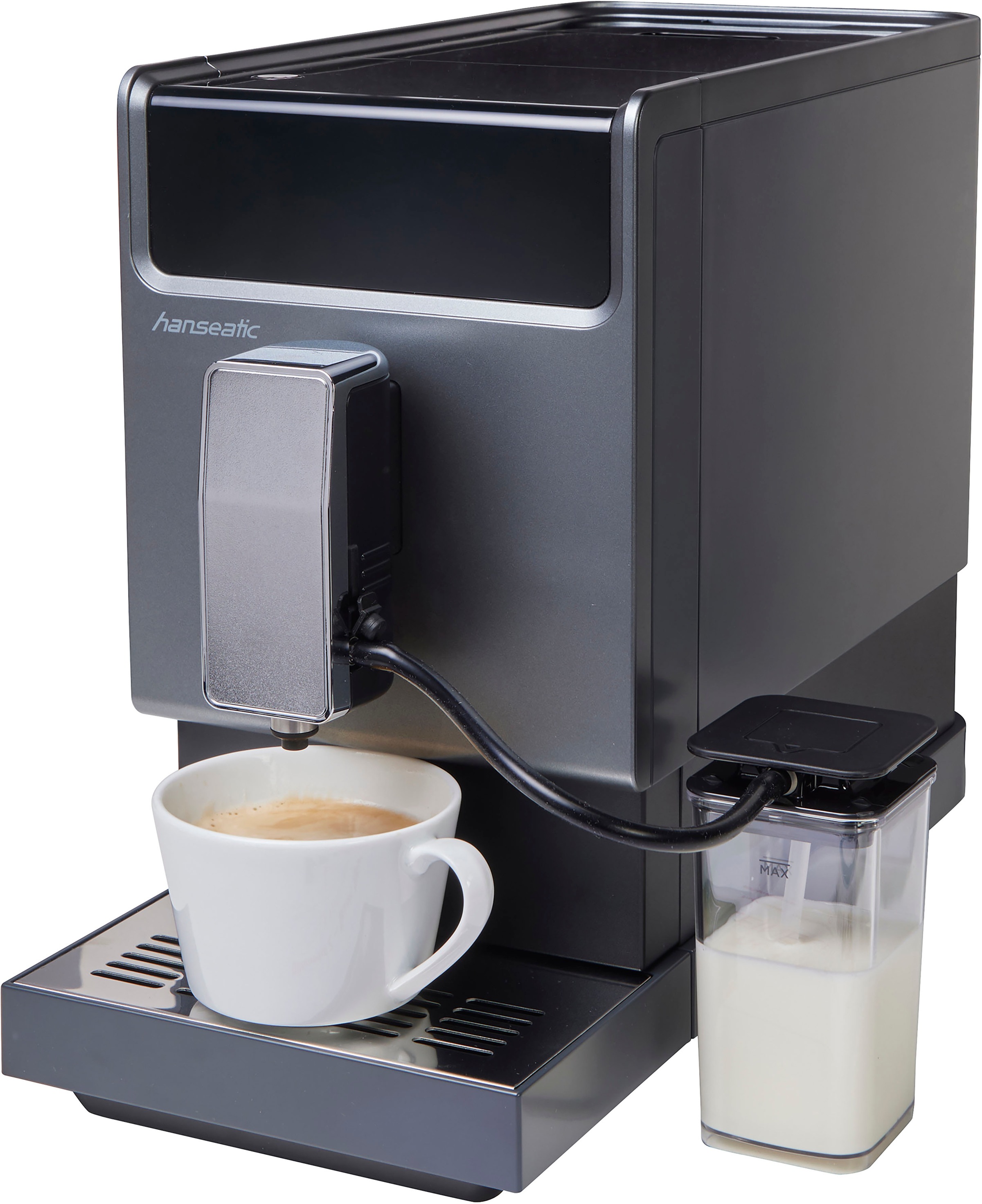 Hanseatic Kaffeevollautomat "HACM121470ST" magnetisch, abnehmbare Tassenabs günstig online kaufen