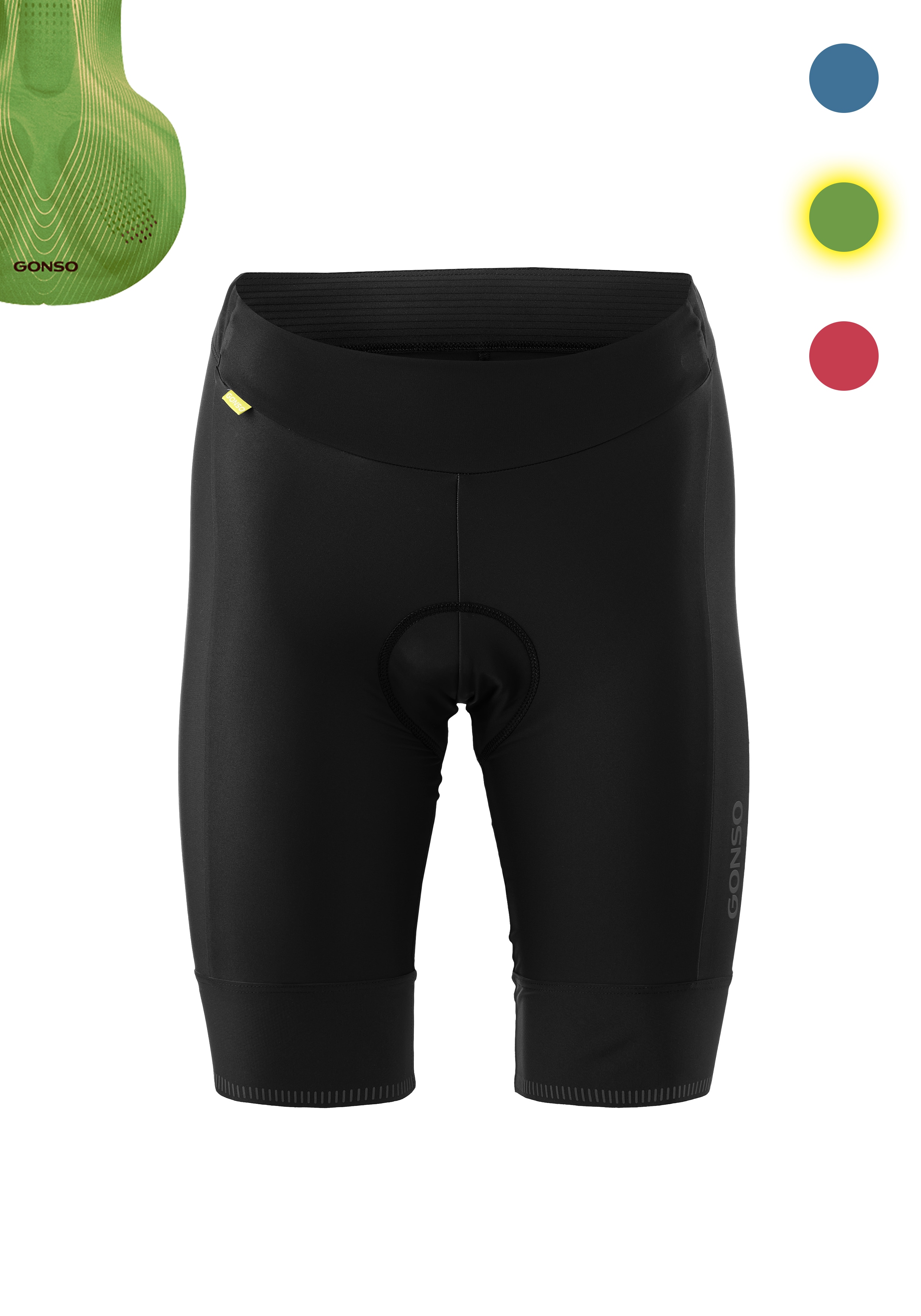 Gonso Fahrradhose "SITIVO W" Damen Radhose, Radlerhose mit speziellem Sitzpolster, Tight Fit