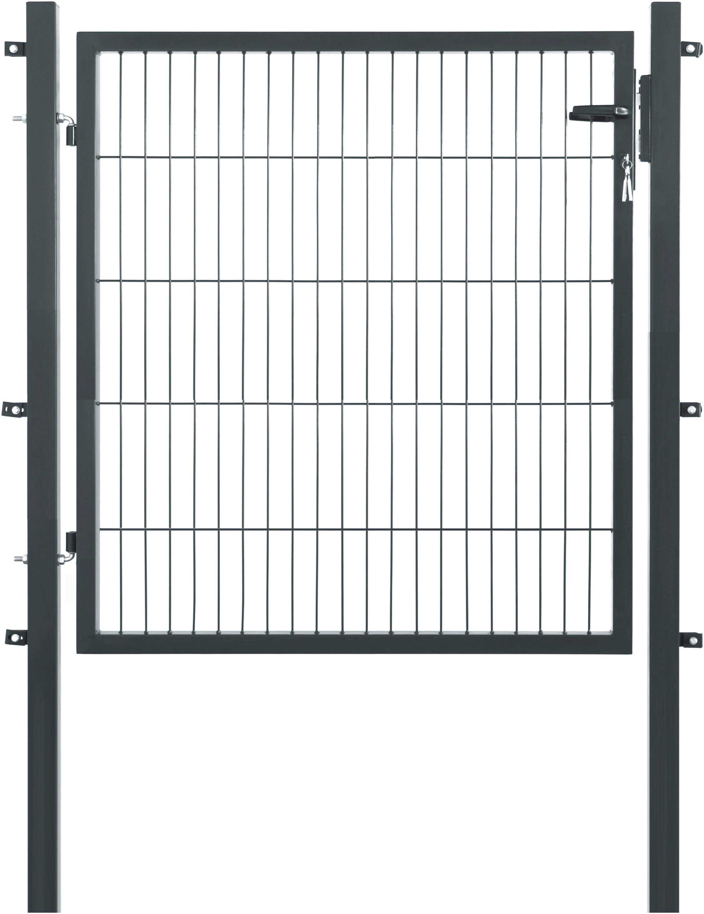 GARDEN N MORE Zauneinzeltür "Einzeltor Premium" 103 cm hoch, anthrazit günstig online kaufen