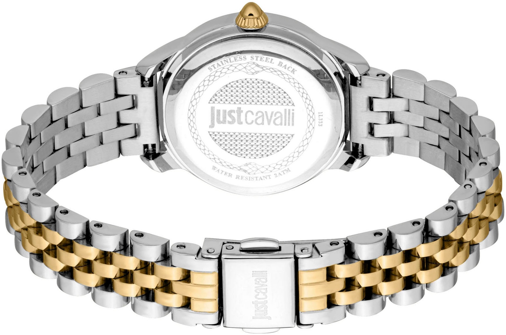 Just Cavalli Time Quarzuhr »Animalier«, Armbanduhr, Damenuhr, Kristallsteine