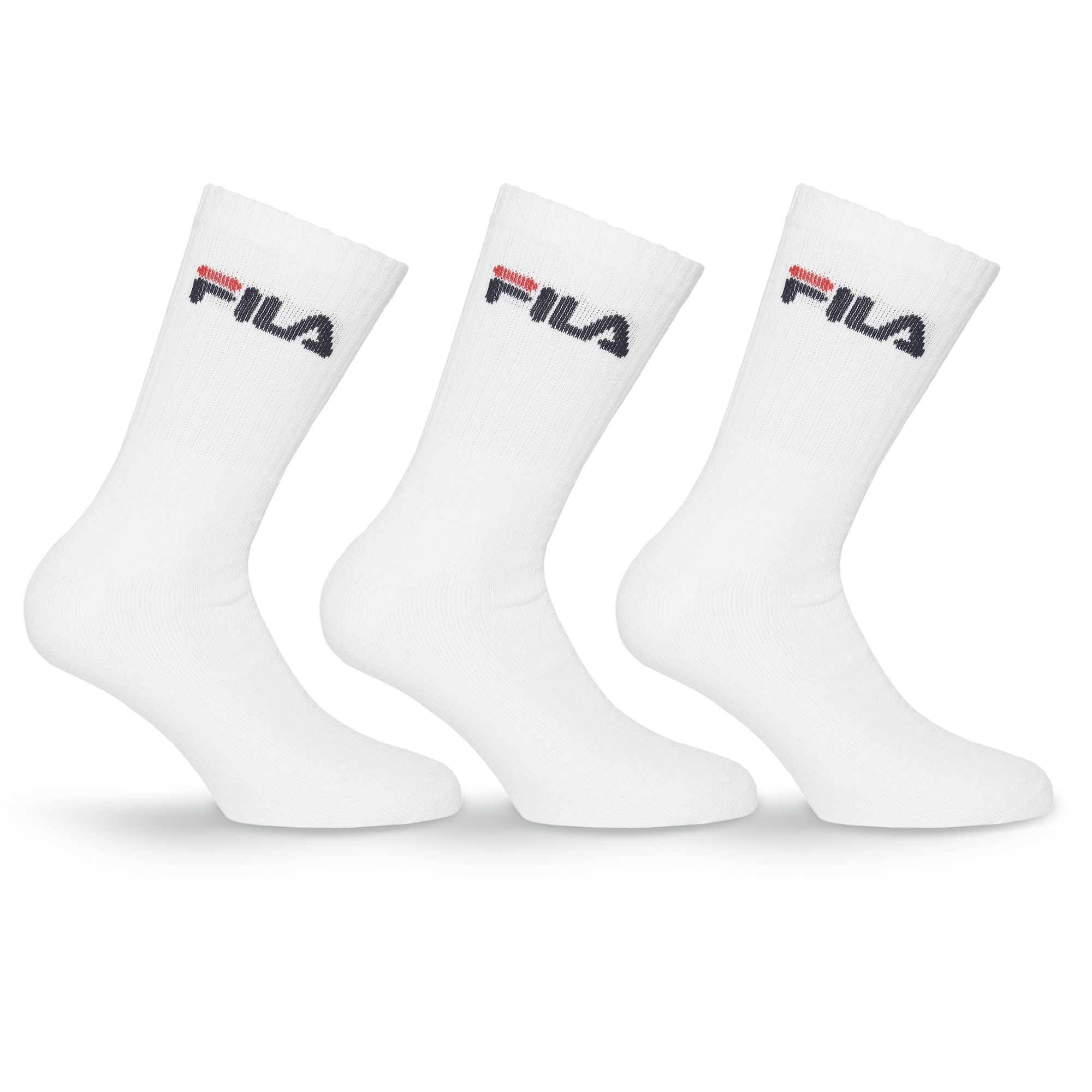 Fila Tennissocken "UNISEX CREW TENNIS FULL TERRY SOCKS" 3 Paar tlg. mit verstärkten Belastungszonen