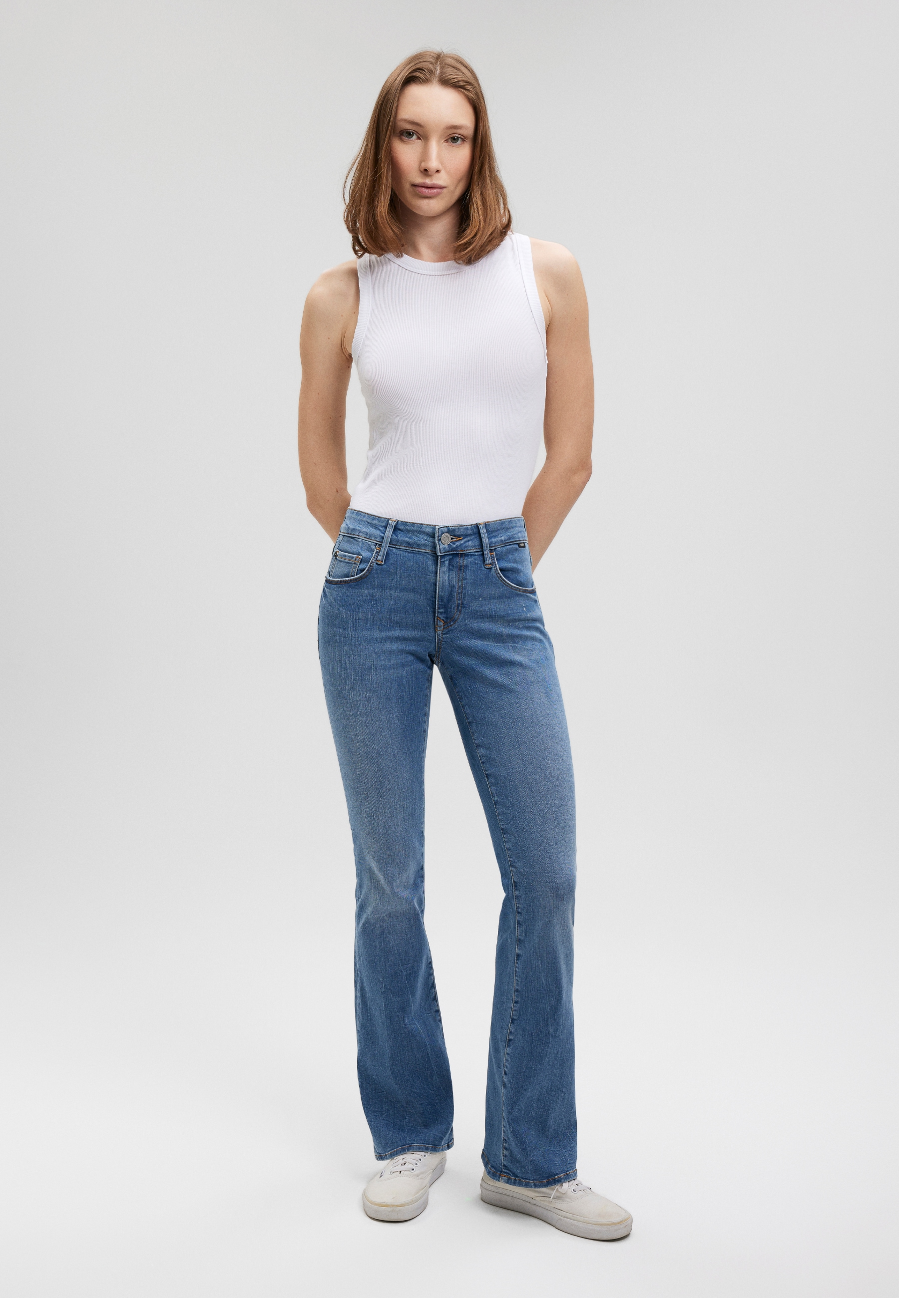 Mavi Bootcut-Jeans "BELLA MID-RISE", Bootcut Jeans günstig online kaufen