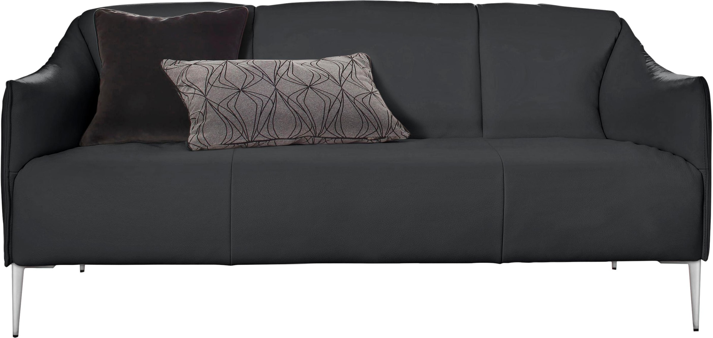 W.SCHILLIG 2,5-Sitzer »sally«, mit Metallfüßen in Chrom glänzend, Breite 174 cm