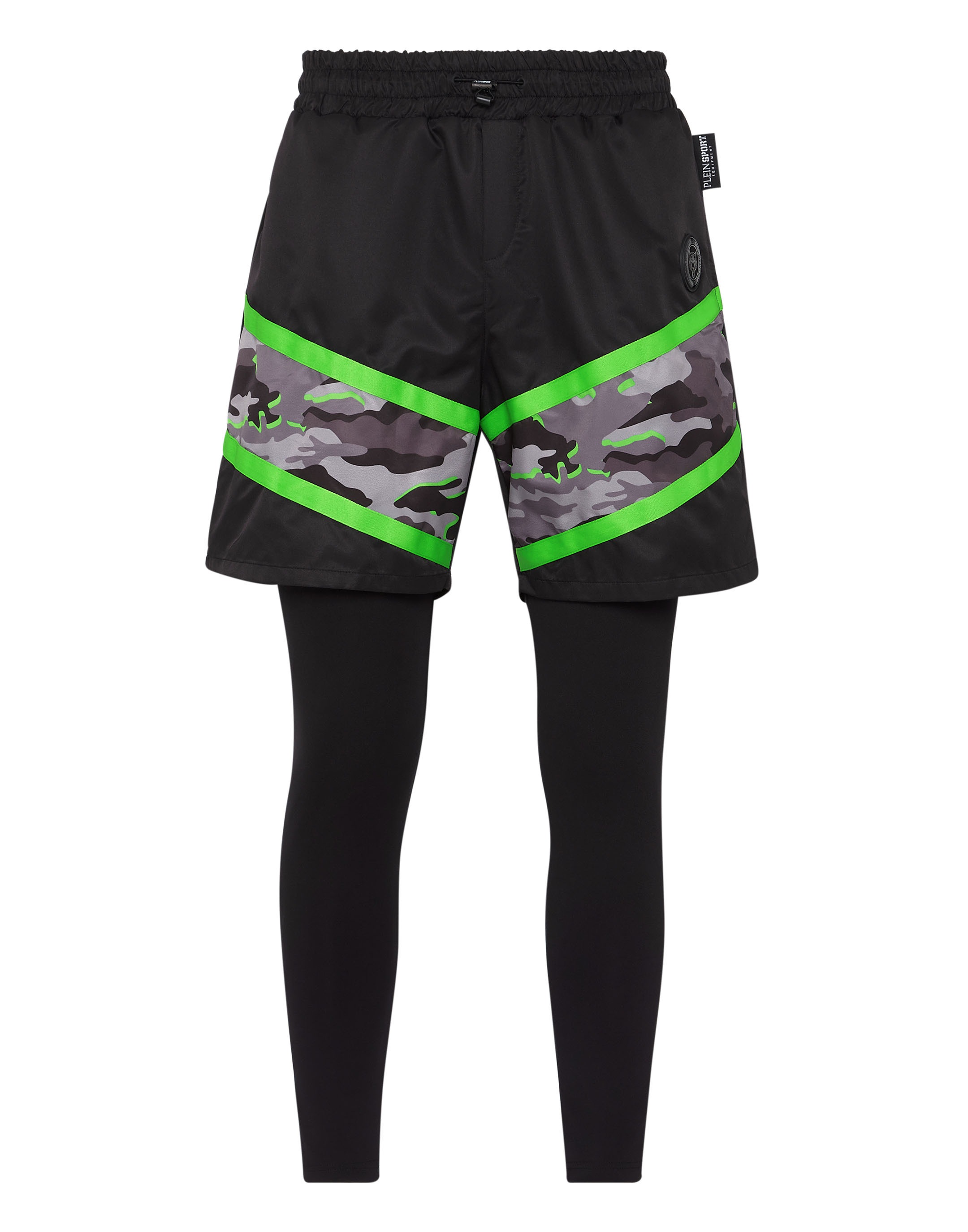 PLEIN SPORT Sporthose "2-In-1 Laufhose Camouflage" günstig online kaufen