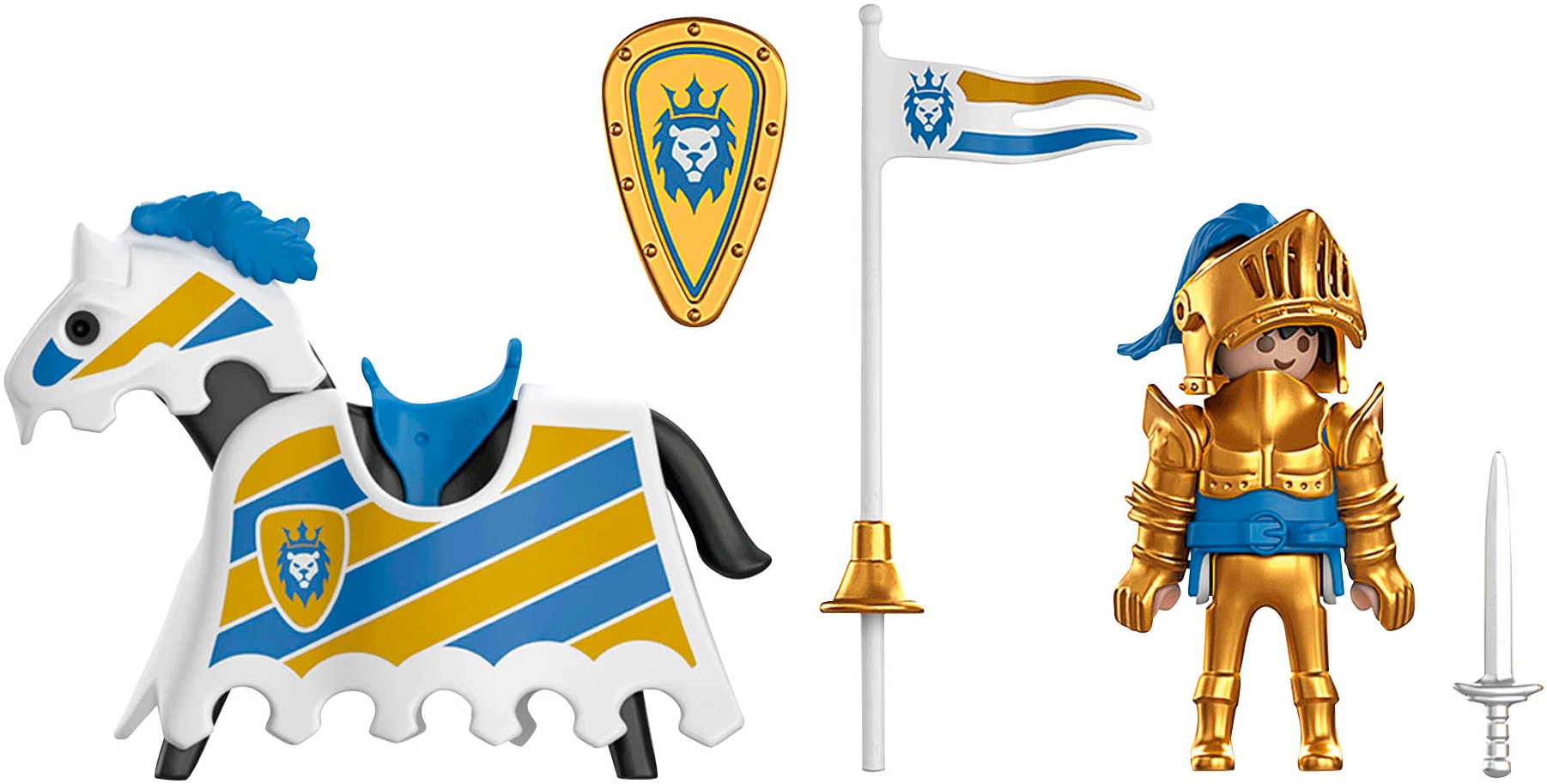 Playmobil® Konstruktions-Spielset »Jubiläums-Ritter (71604), Playmobil«, (15 St.), Made in Europe