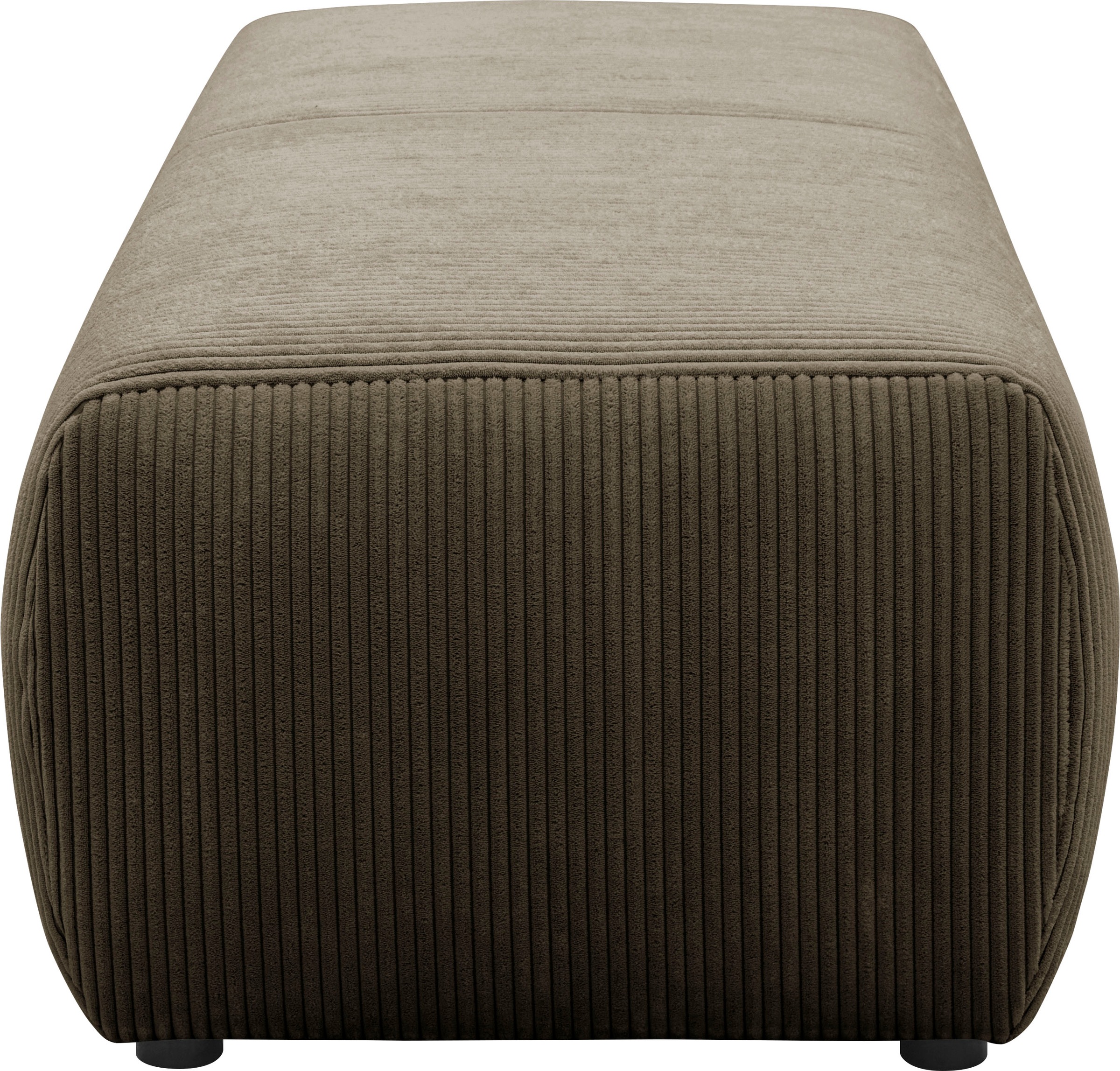 Thumbnail - DOMO collection Hocker "Brandon, belastbar bis 140kg/ Sitz" große Ausführung passend zu "Brandon", auch in Cord