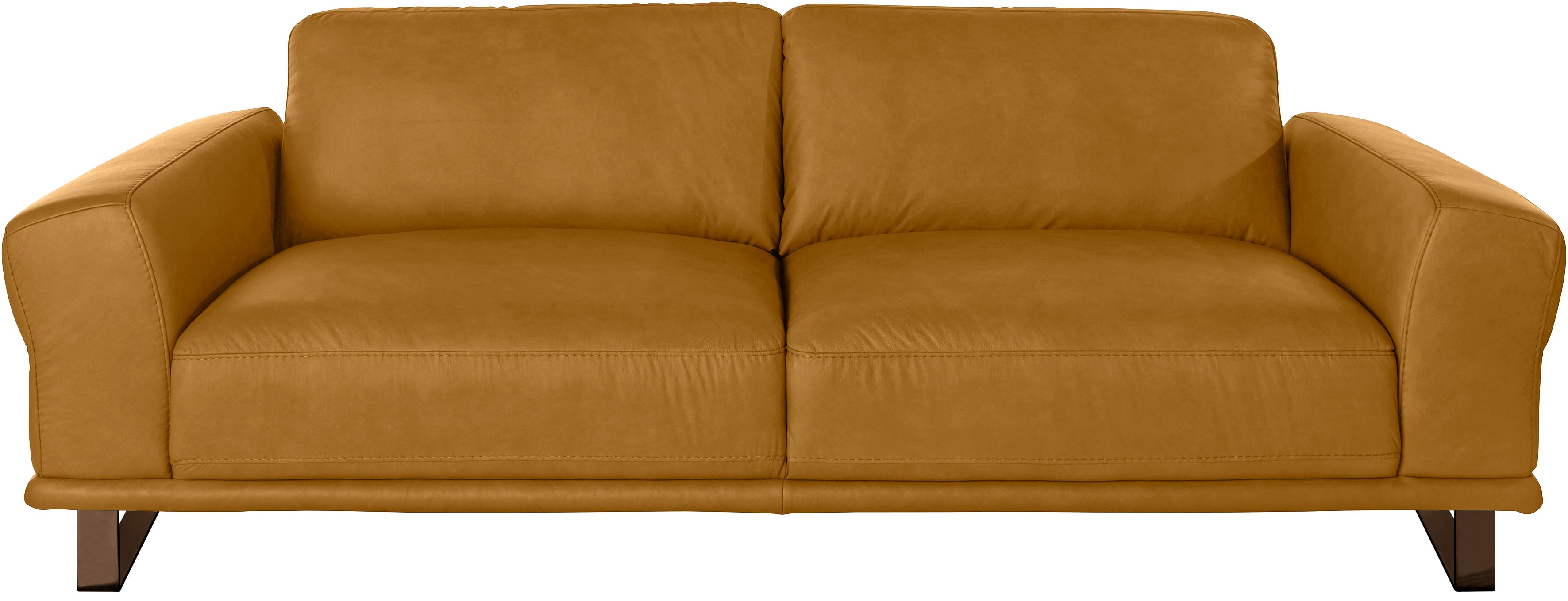 W.SCHILLIG 2,5-Sitzer "montanaa" mit Metallkufen in Bronze pulverbeschichtet, Breite 232 cm