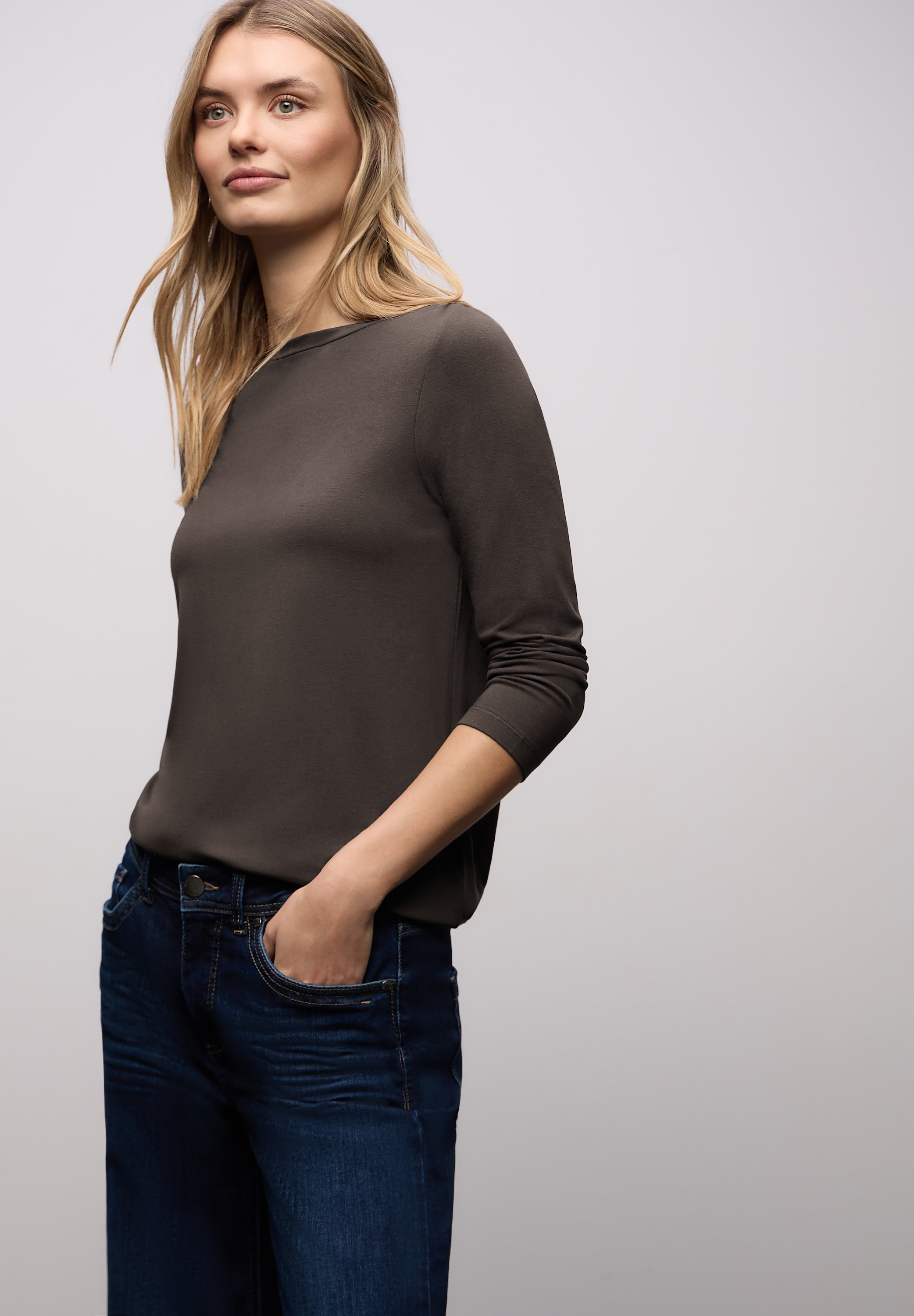 STREET ONE 3/4-Arm-Shirt mit 3/4 Ärmeln