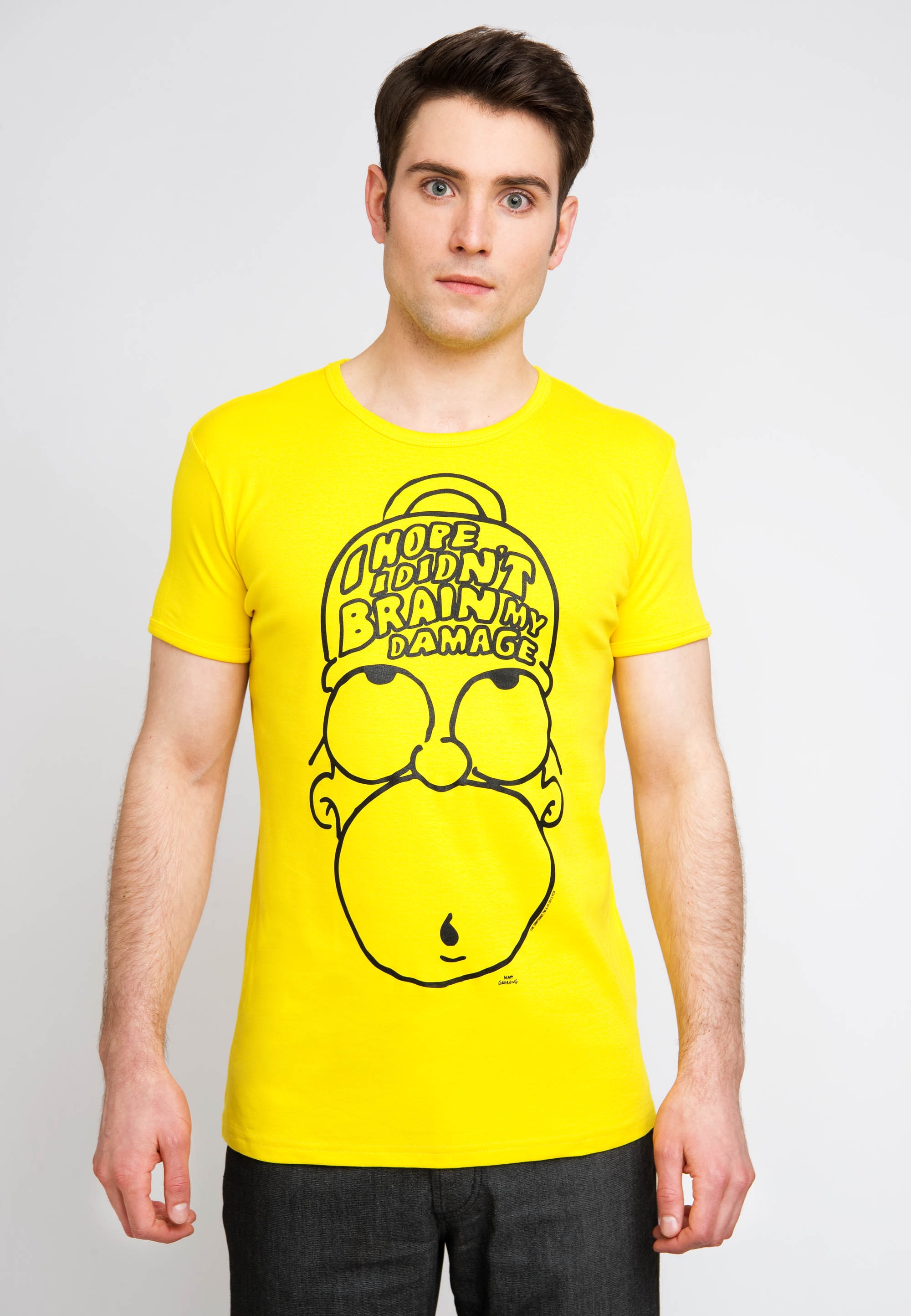 T-Shirt mit witzigem Print Homer