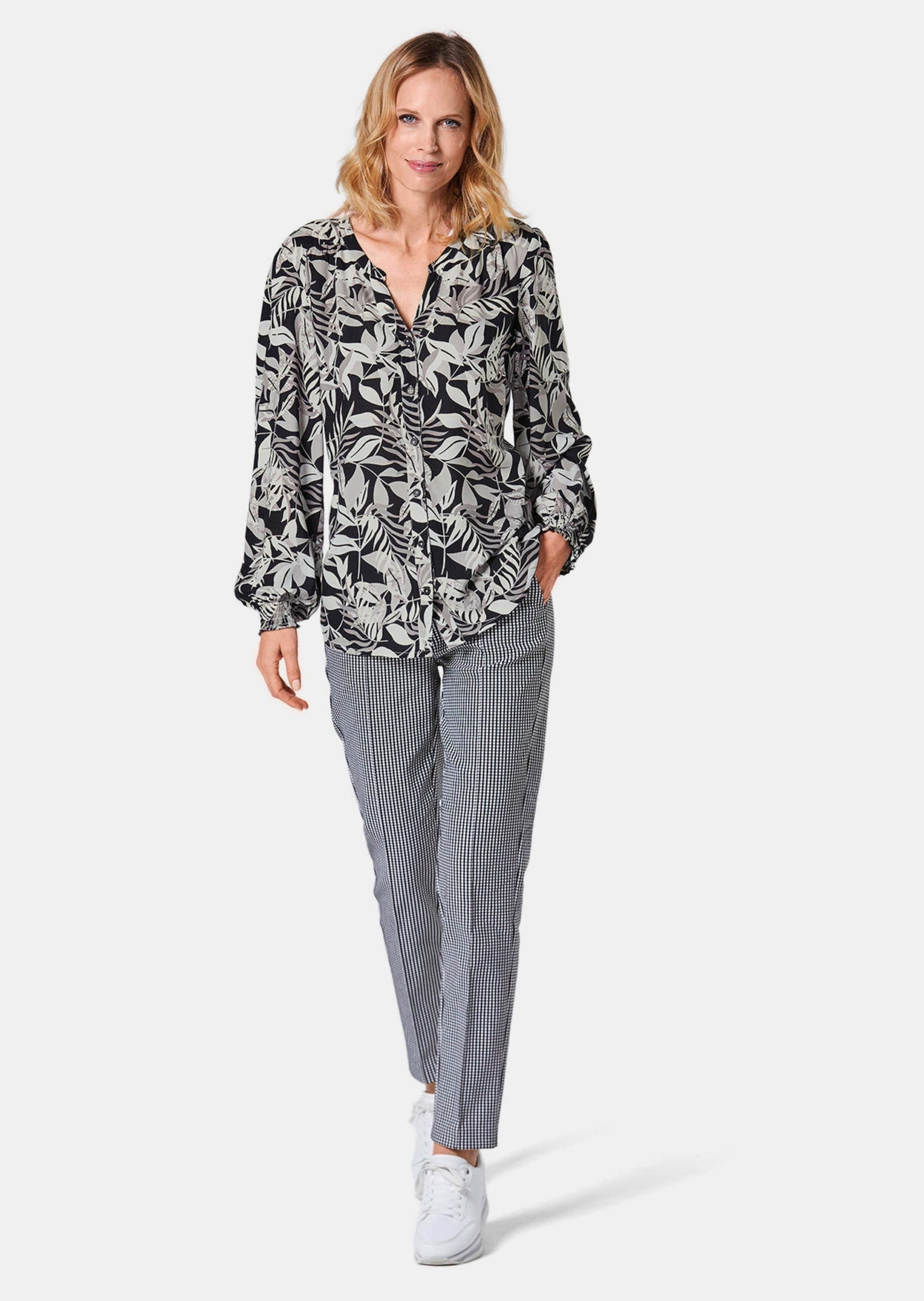 GOLDNER Tunika "Kurzgröße Tunika-Druckbluse" günstig online kaufen