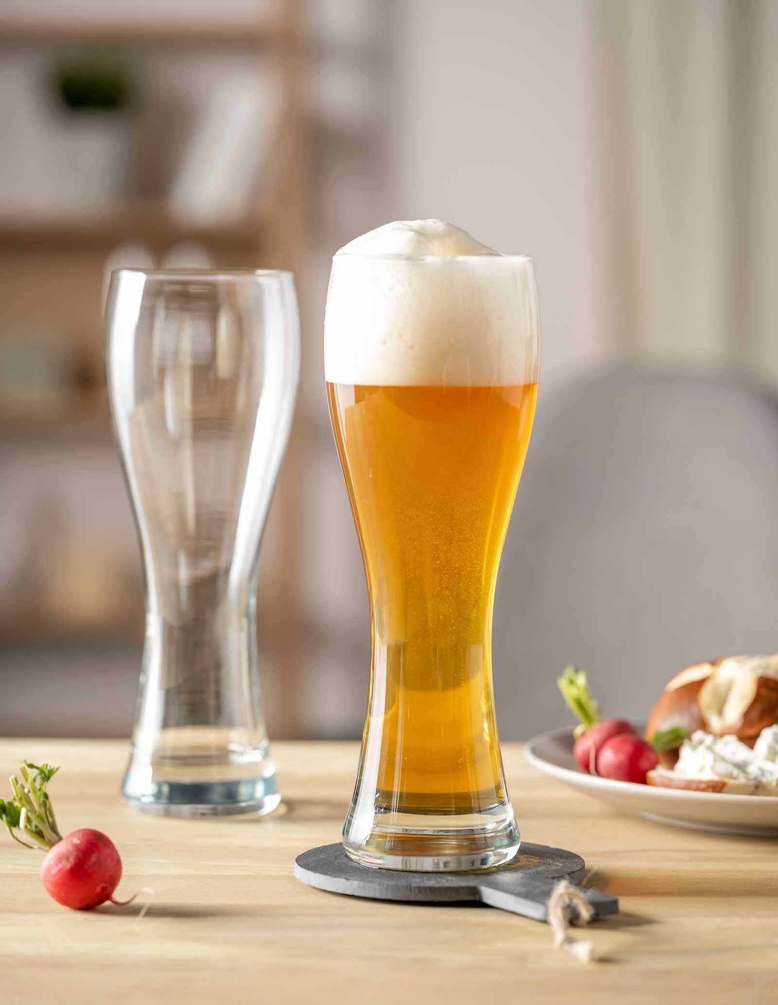 LEONARDO Bierglas »Weizenbiergläser Maxima 500 ml 2er Set transparent«