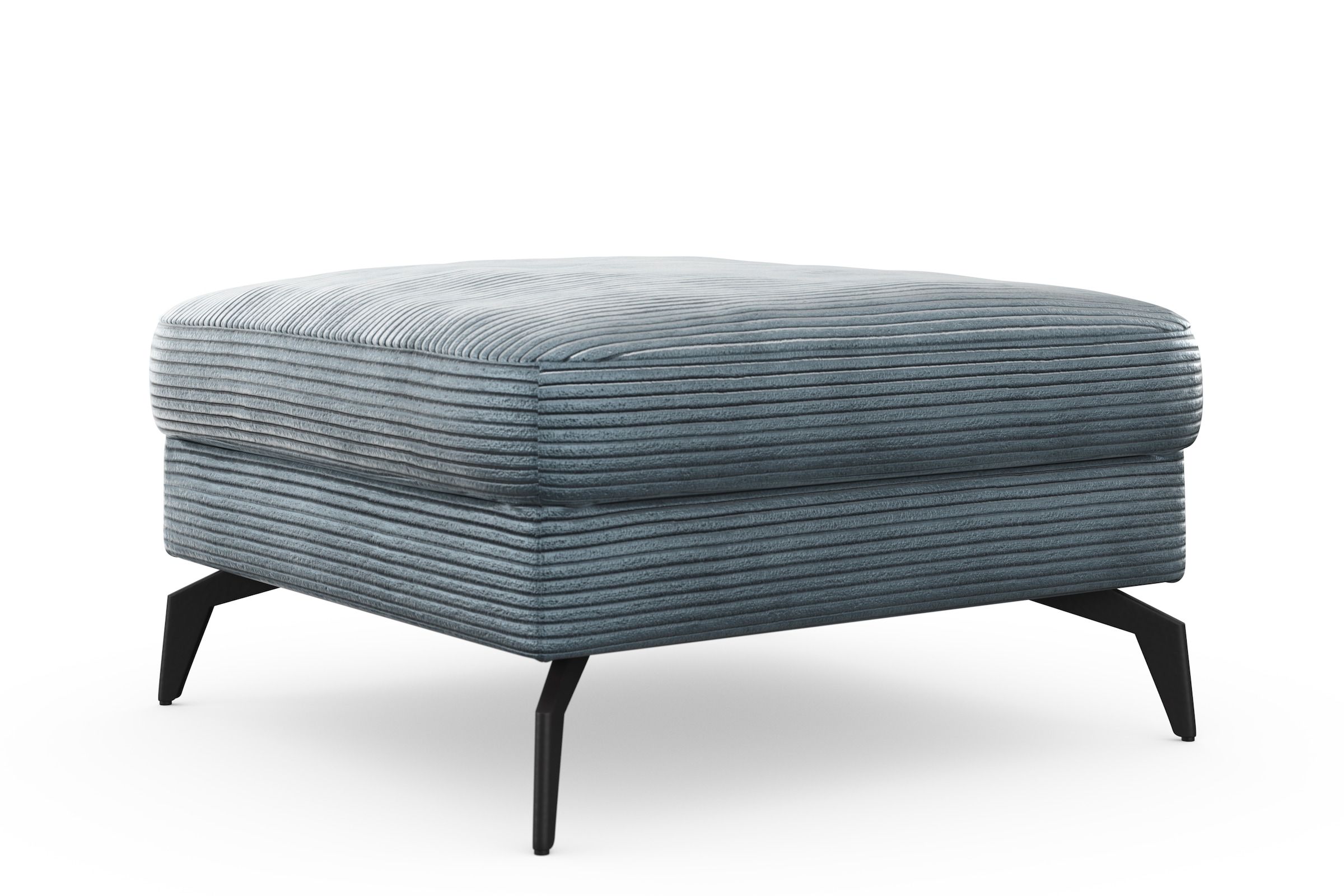 sit&more Polsterhocker »Cabana«, mit stylischen Metallfüßen