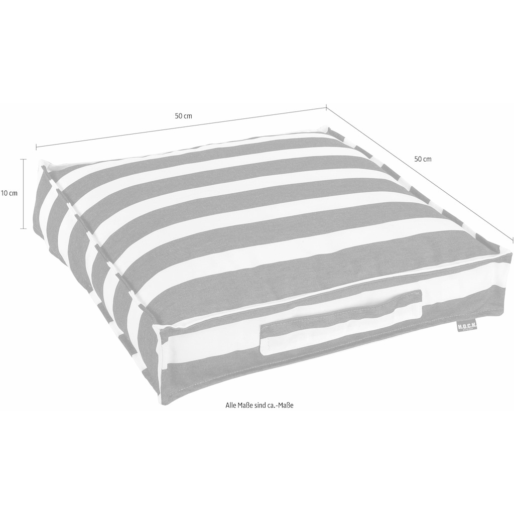 H.O.C.K. Sitzkissen »Classic Streifen Outdoor«