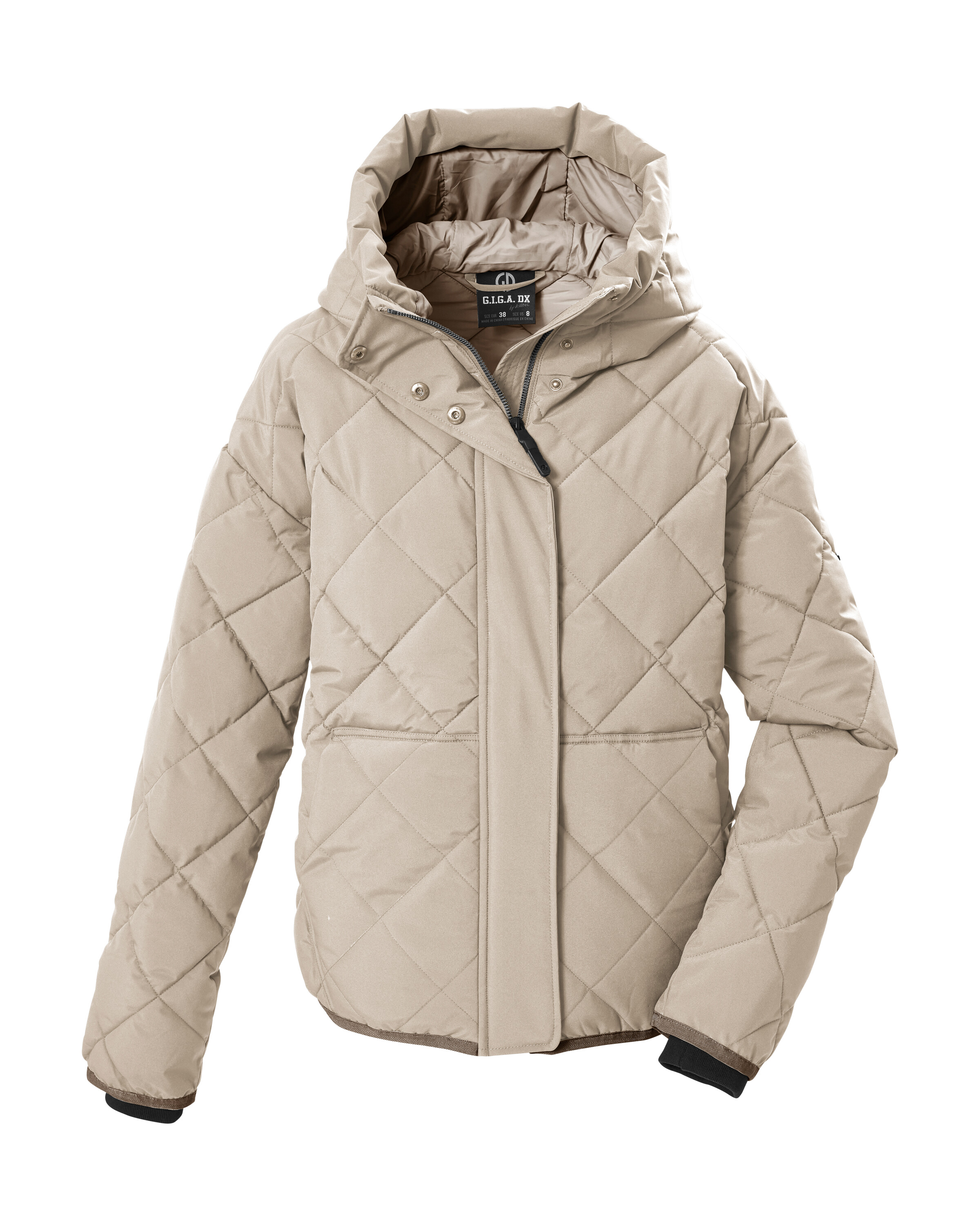 G.I.G.A. DX by killtec Steppjacke "GW 27 WMN QLTD JCKT" Wasserabweisende Damen Steppjacke mit regulierbarer Kapuze