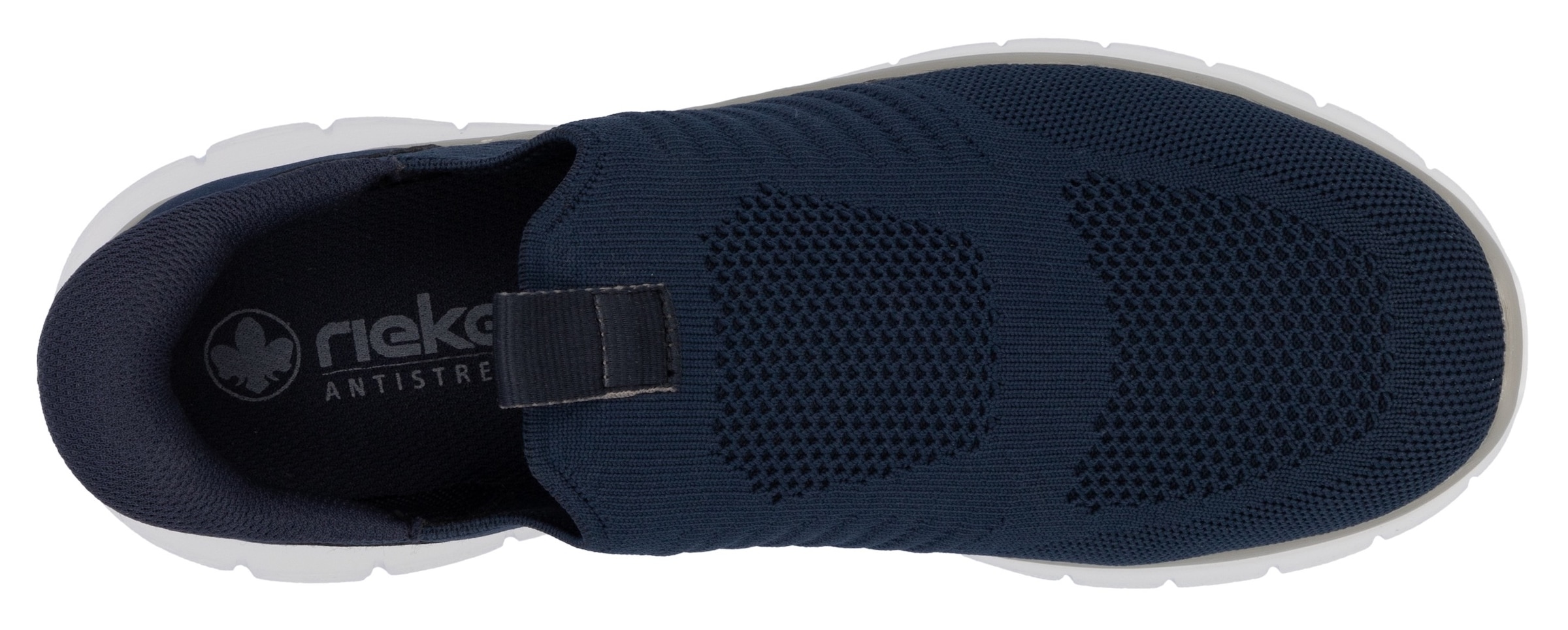 Rieker Slip-On Sneaker, Schlupfschuh, Freizeitslipper, Halbschuh mit gepolsterter Ferse