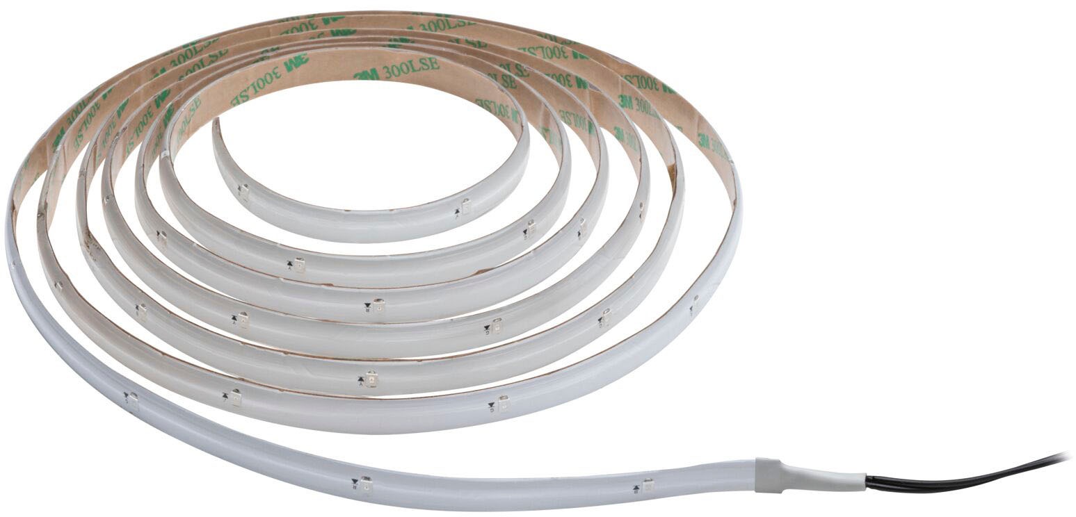 Paulmann LED-Streifen »Solar mit Dämmerungssensor IP44 3m RGB 0,3W Schwarz«, 1 St.-flammig