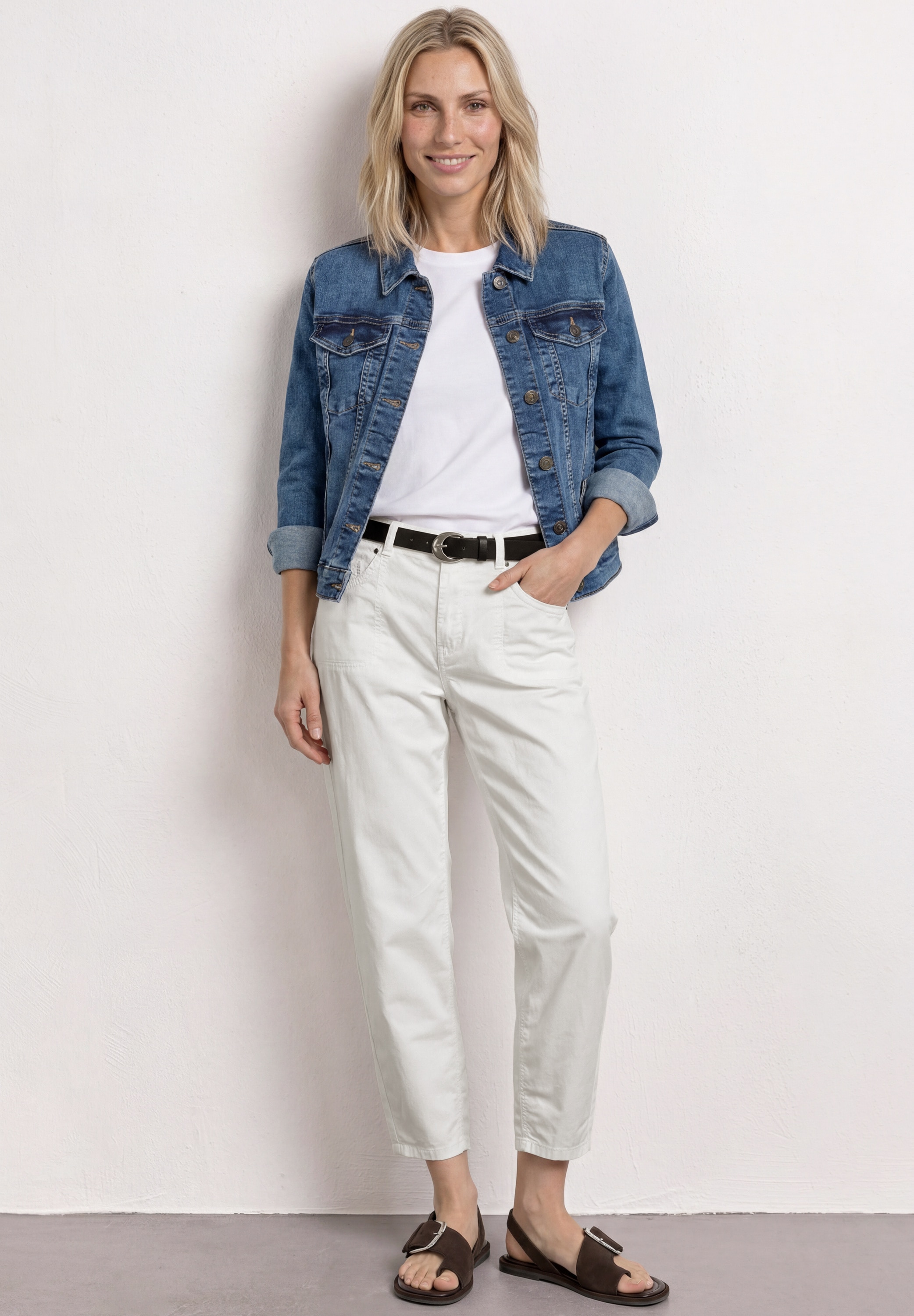 STREET ONE Stoffhose  High Waist