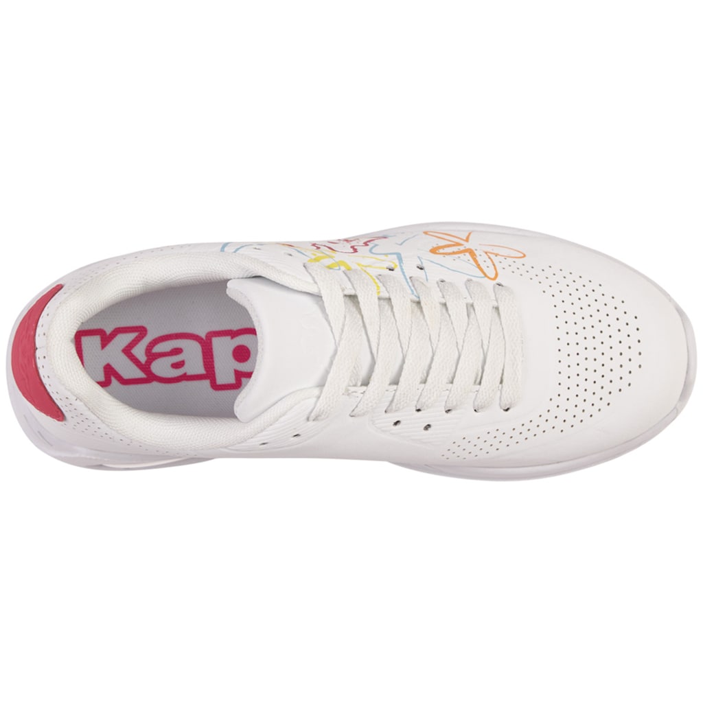Kappa Sneaker, - mit farbenfrohem Print