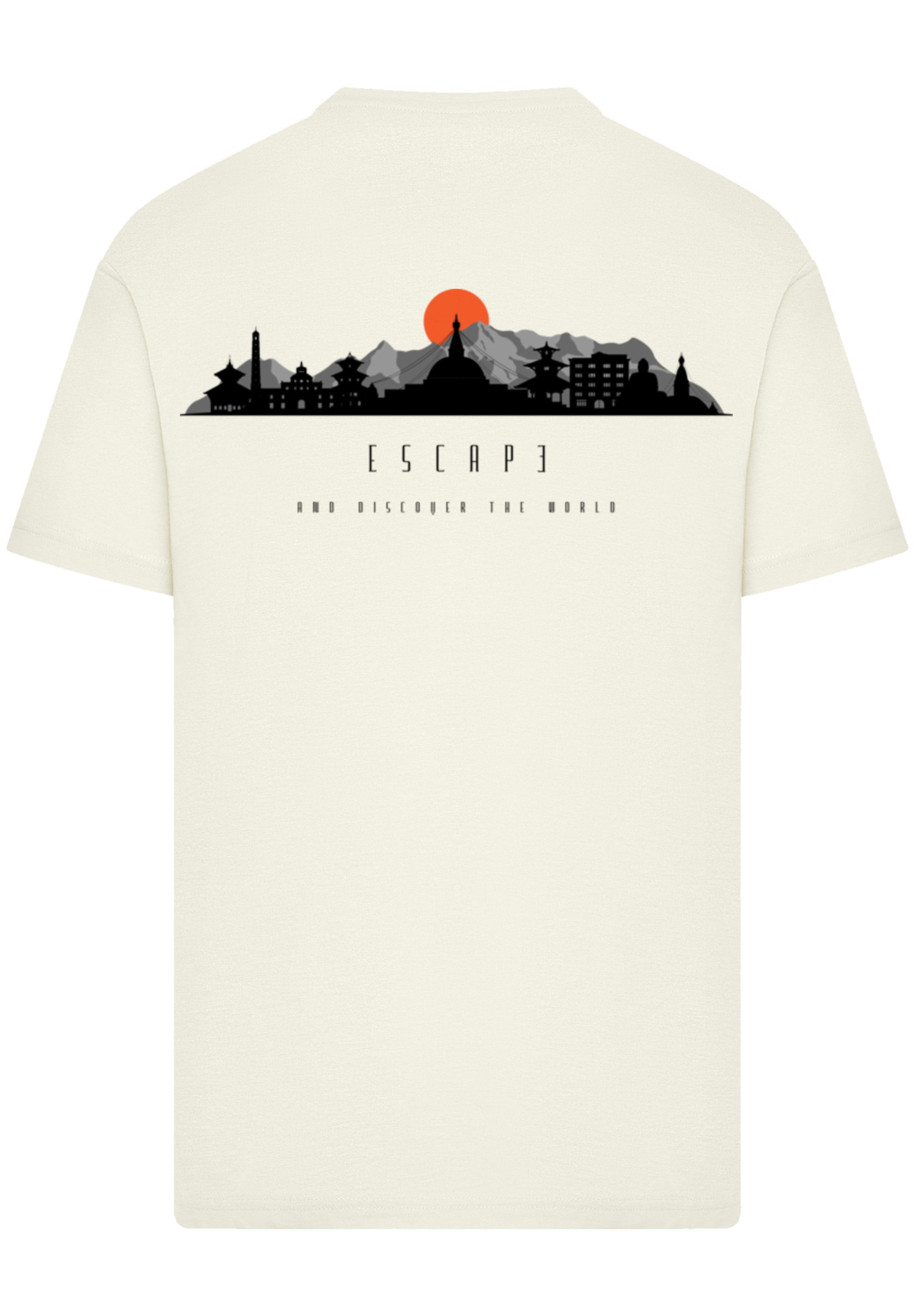 F4NT4STIC T-Shirt "Escape Discover the World Asian Town", Premium Qualität, günstig online kaufen