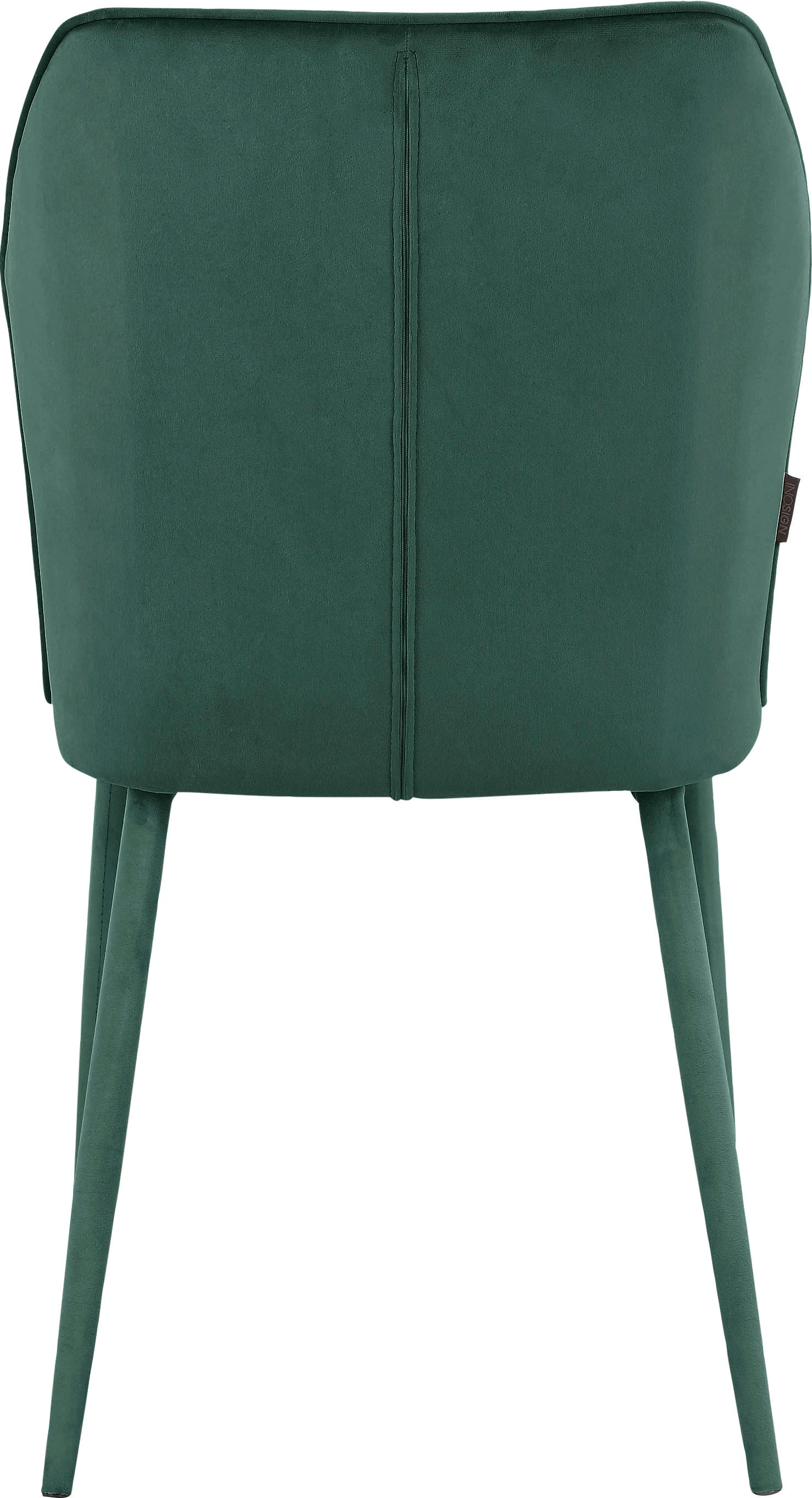 INOSIGN Esszimmerstuhl »Koa«, 2 St., Veloursstoff, in Velourstoff, mit Sitz und Rücken gepolstert, Sitzhöhe 49 cm