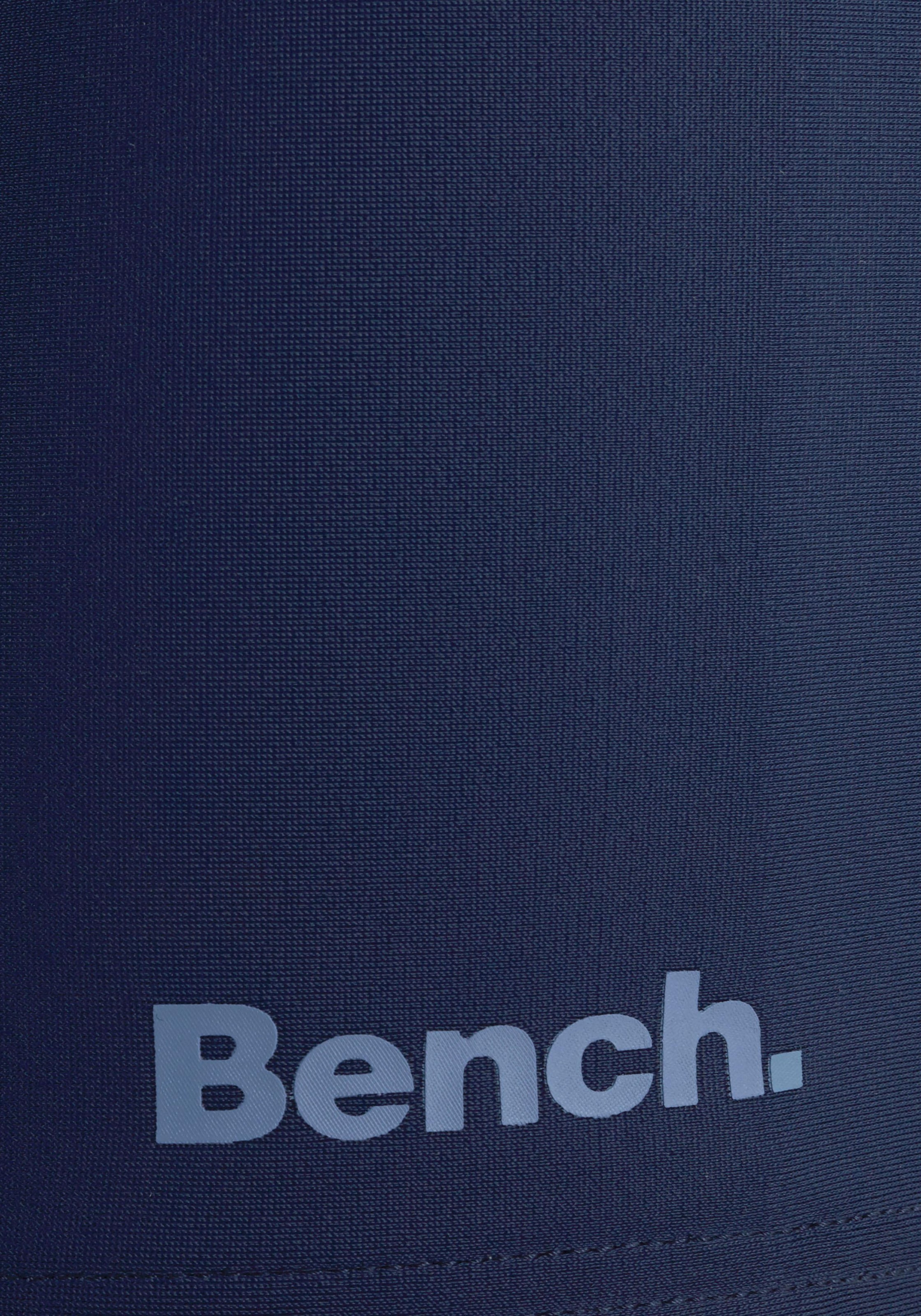 Bench. Boxer-Badehose, mit Logodruck