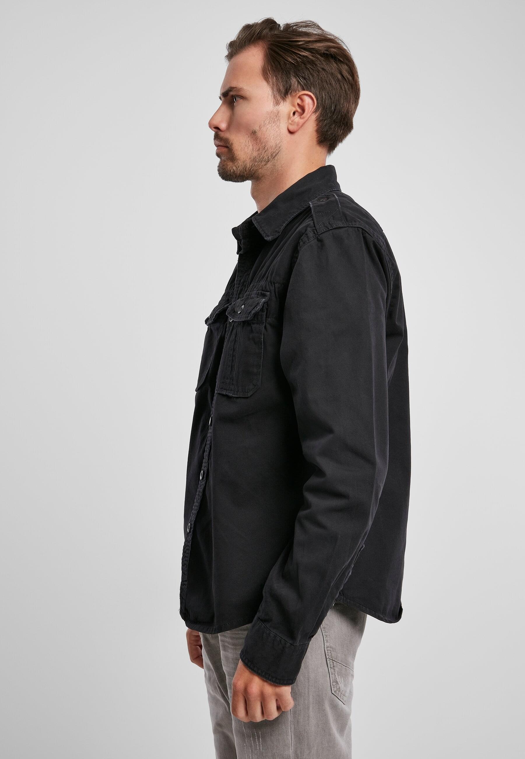 Brandit Langarmhemd »Brandit Herren Vintage Shirt«, (1 tlg.)