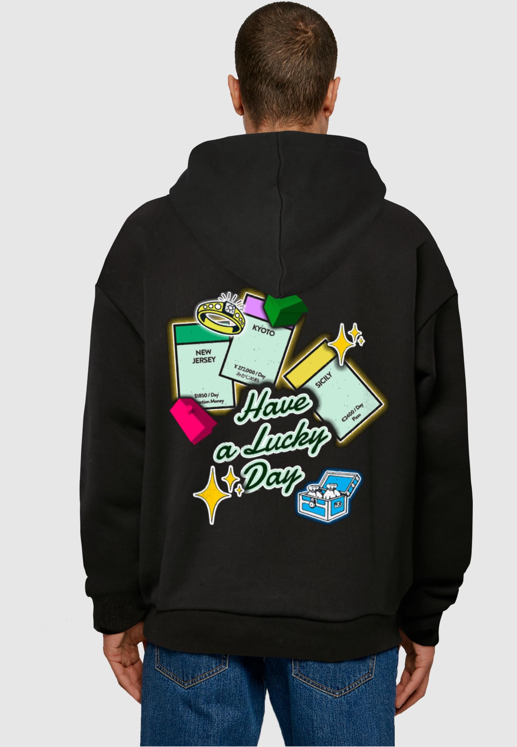 Upscale by Mister Tee Sweatshirt »Upscale by Mister Tee Herren Intepol Ultraheavy Oversize Hoodie«, (1 tlg.)