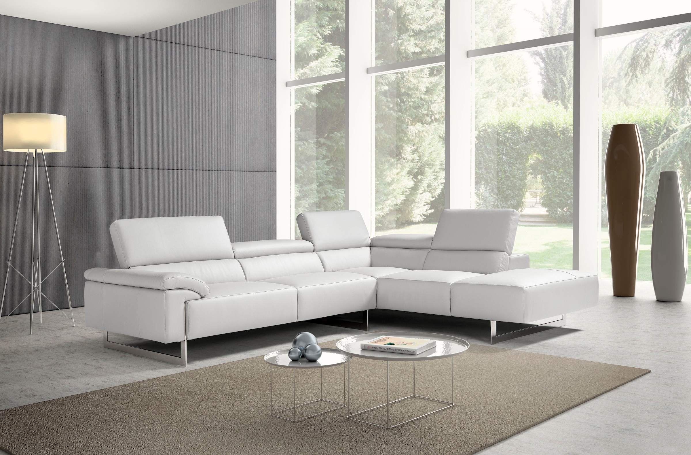 Egoitaliano Ecksofa "Malika, elegant und bequem, Designsofa, L-Form", mit O günstig online kaufen