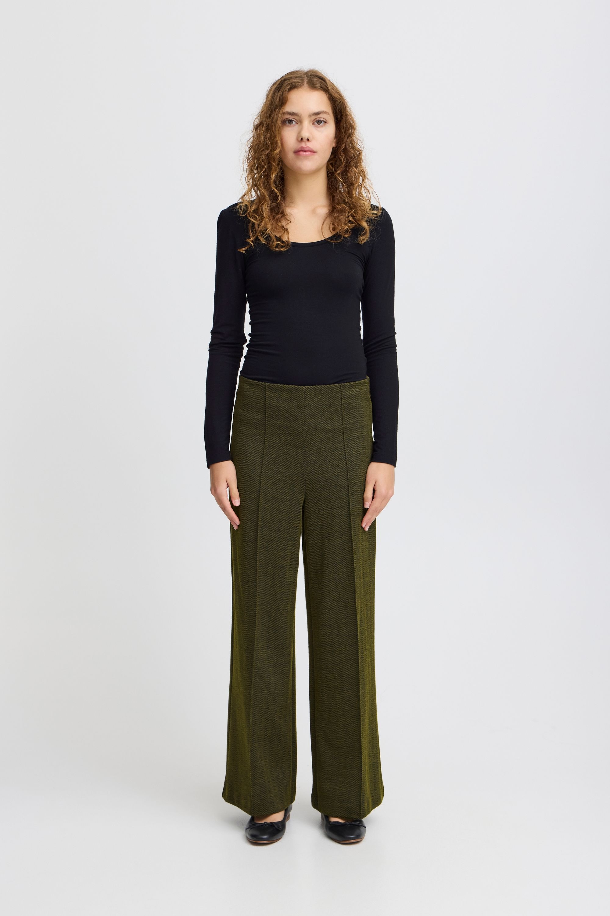 Ichi Stoffhose »Stoffhose IHKATE JACQUARD PA9«