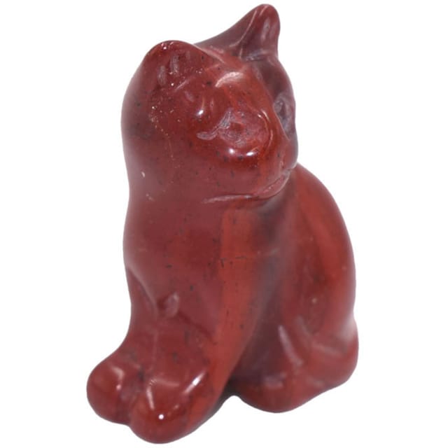 Firetti Tierfigur »Schmuck Geschenk, Katze«, Roter Jaspis kaufen | BAUR