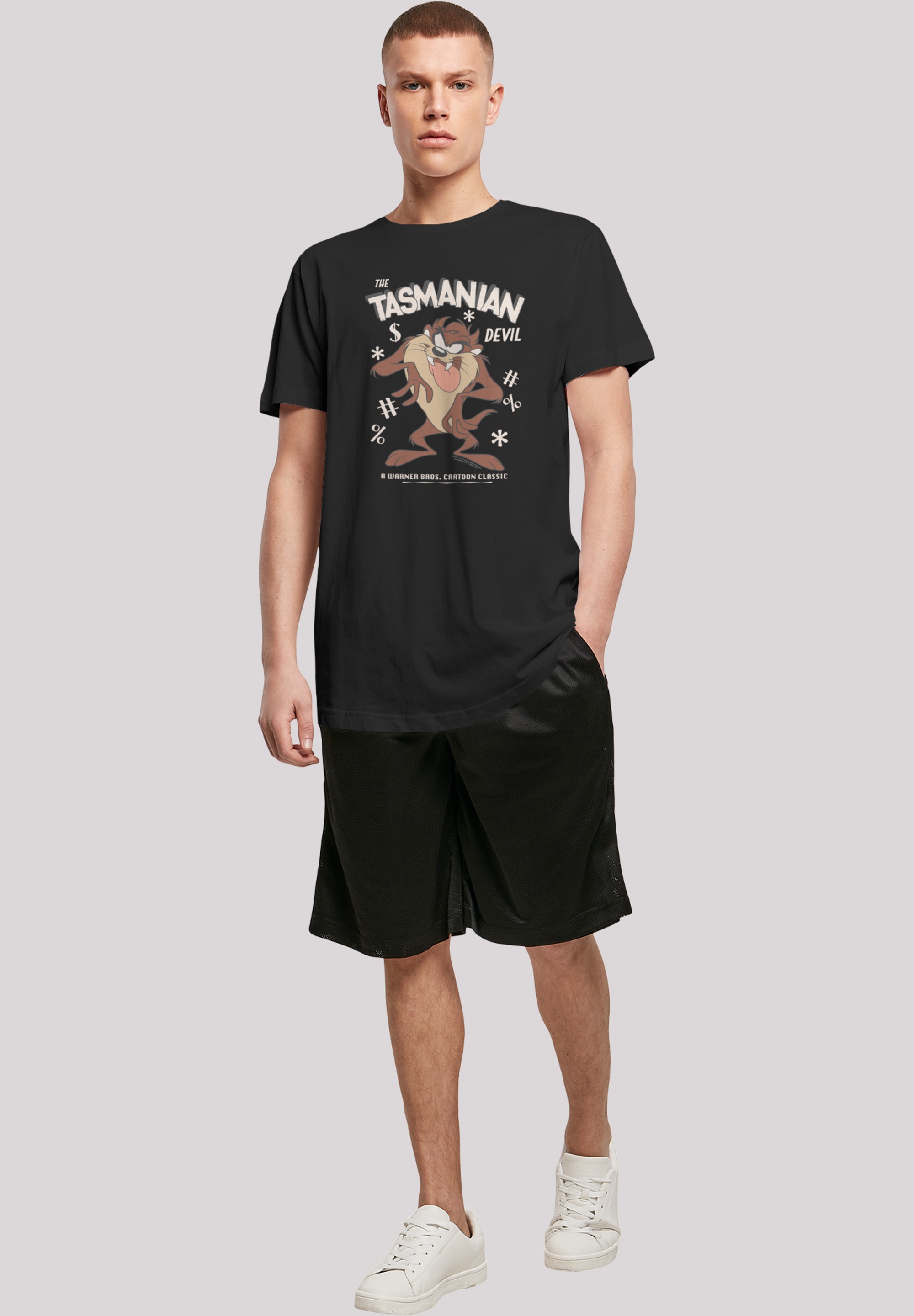 F4NT4STIC T-Shirt »Looney Tunes Vintage Tasmanian Devil Taz«, Print