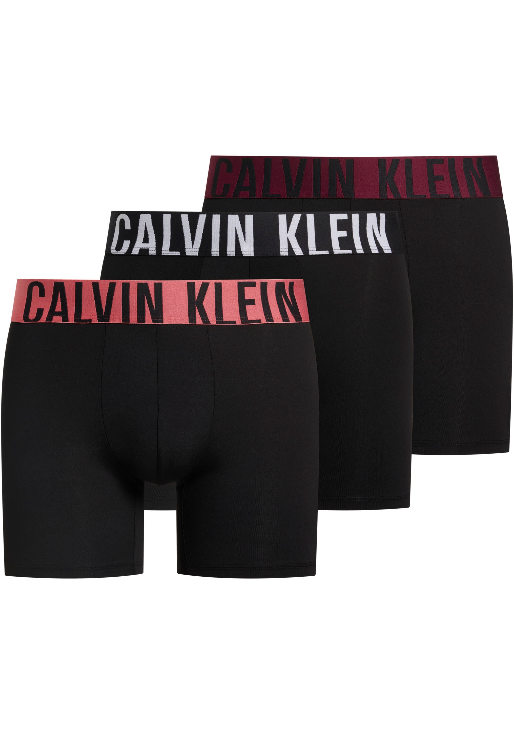 Calvin Klein Underwear Boxer "BOXER BRIEF 3PK", (Packung, 3 St., 3er), mit elastischem Logobund