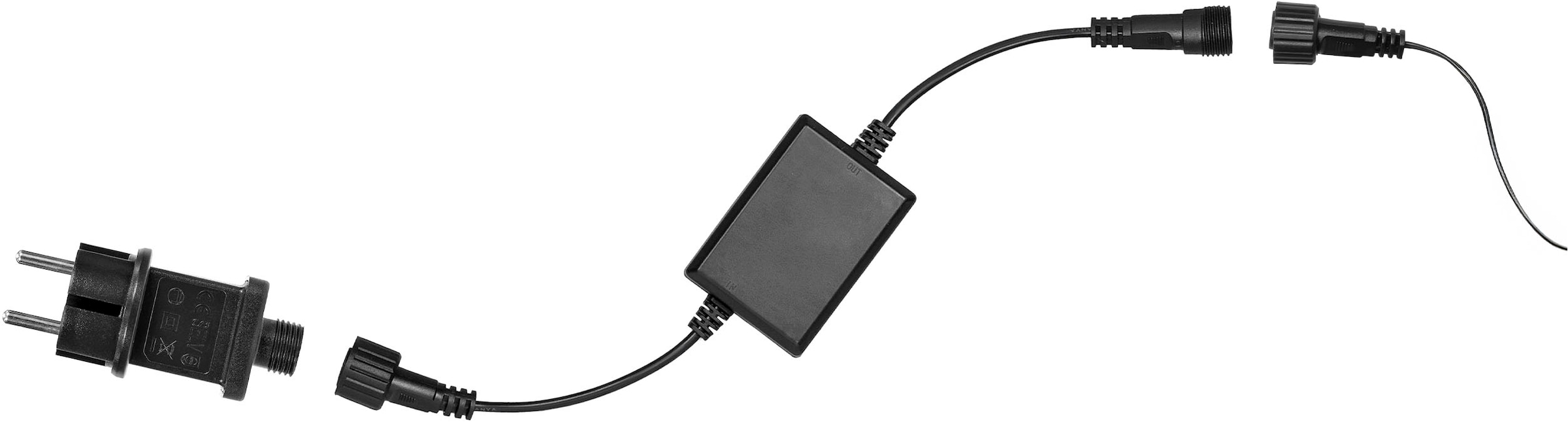 BONETTI LED-Lichterkette »mit Zauberstab als Fernbedienung« 300 Stk.-flammig auf Knopfdruck aktivieren sie eine stimmungsvolle Beleuchtung