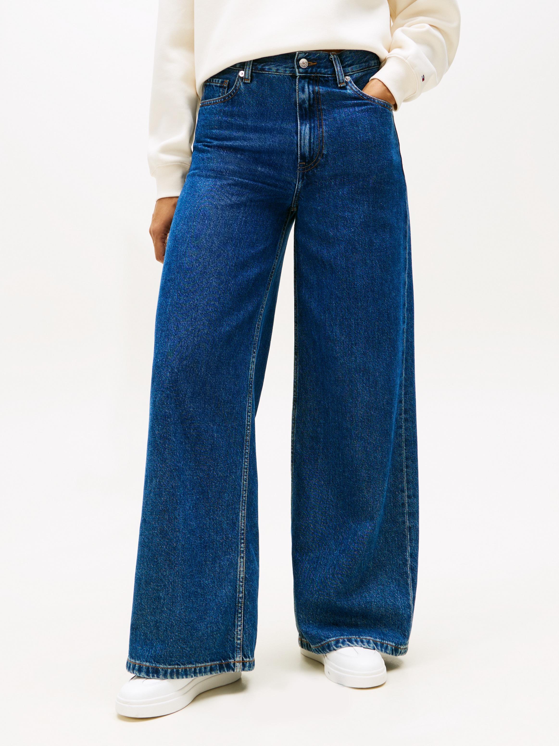 Tommy Hilfiger High-waist-Jeans "DNM 70s WIDE LEG HW" günstig online kaufen