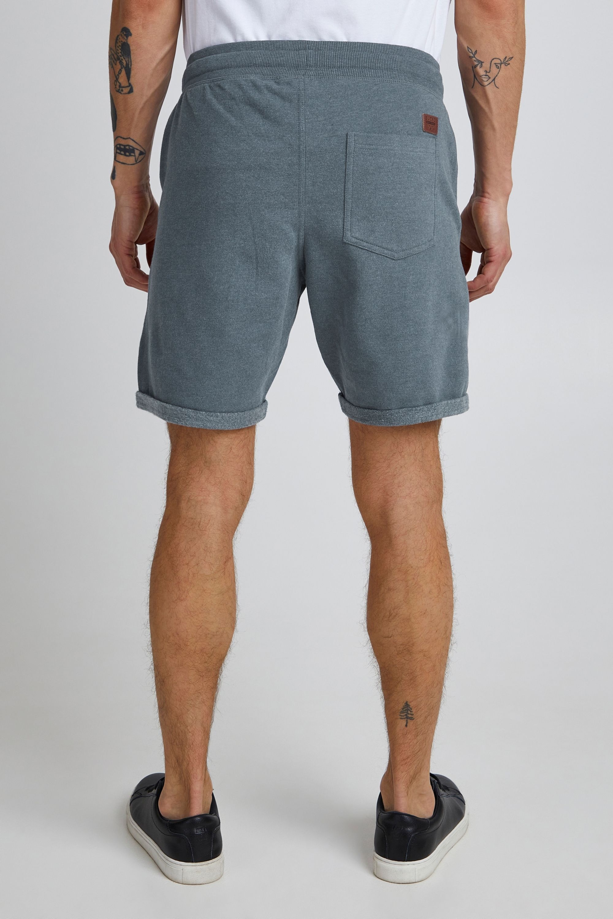 Sweatshorts BLEND "BHTimo", Herren, Gr. XXL, US-Größen, ensign blau, Sweatware, 60% Baumwolle, 40% Polyester, unifarben, regular fit kurz, Hosen Sweatshorts, Kurze Hose mit fixierten Saumkanten am Bein 6