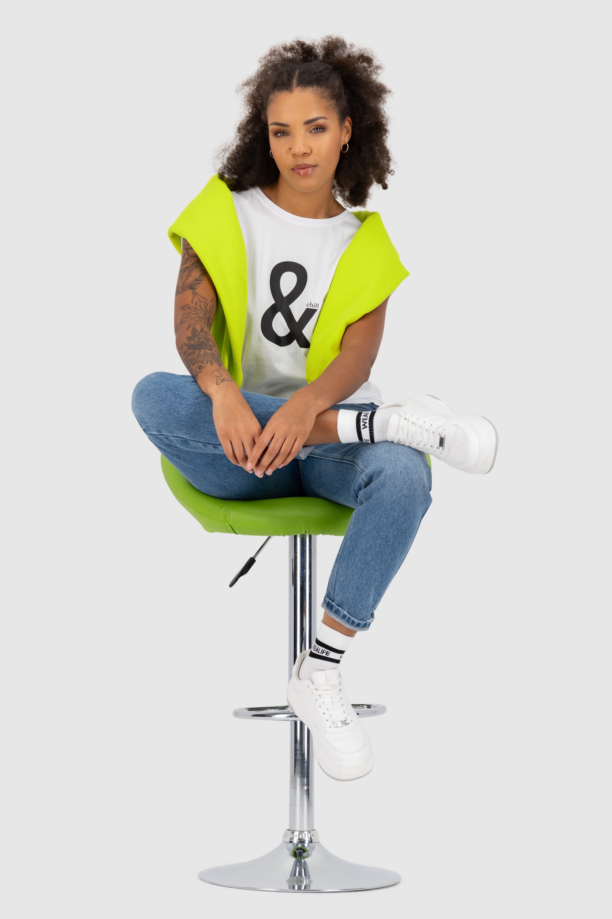 Alife & Kickin Sneakersocken »Damen 6 PACK - RikaAK«, (Spar-Set), Sneakersocken knöchelhoch mit Streifen, aus Baumwolle mit weichem Bund