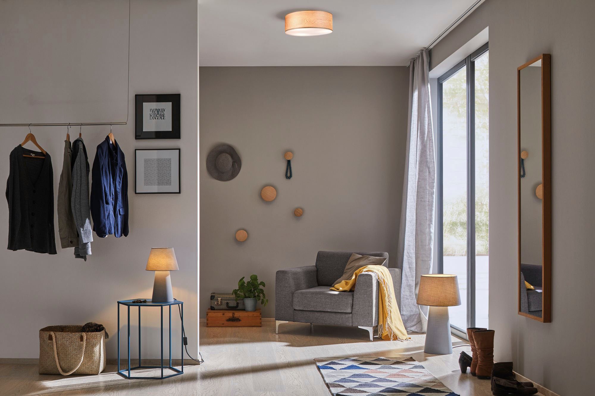 Paulmann LED Deckenleuchte »Liska«, 3 flammig, Leuchtmittel E27 | ohne Leuchtmittel, E27