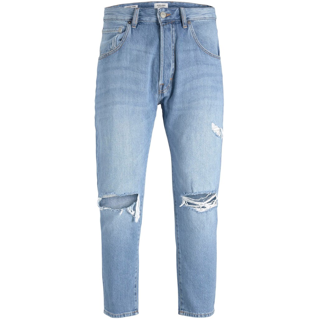 Jack & Jones Tapered-fit-Jeans »JJIFRANK JJORIGINAL CROPPED«