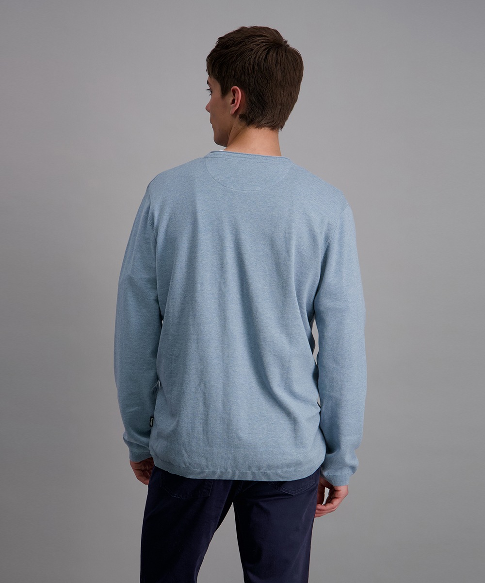 Thumbnail - Pioneer Authentic Jeans Rundhalspullover mit Rollkante