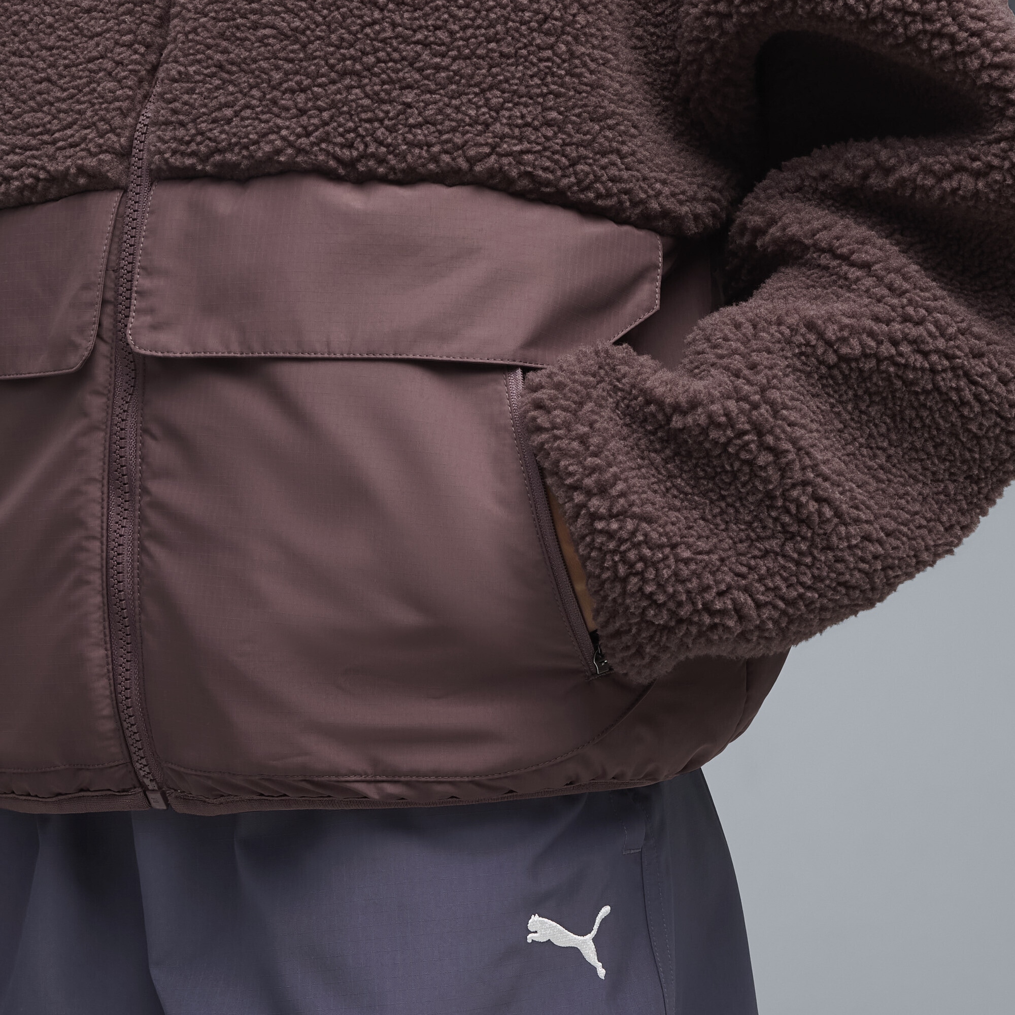 PUMA Funktionsweste »RE:FIBRE Fleece Relaxed Jacke Damen«