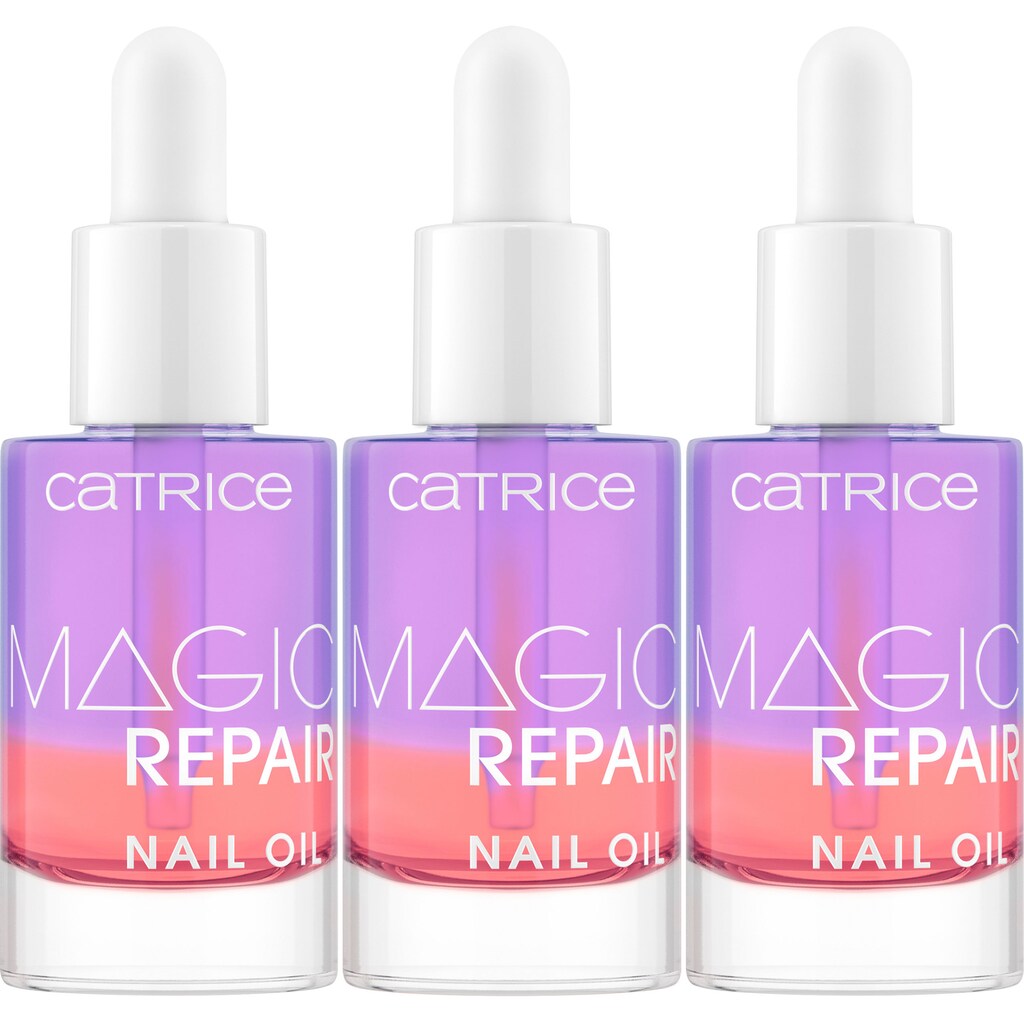 Catrice Nagelpflegeöl »Magic Repair Nail Oil«, (Set, 3 tlg.)