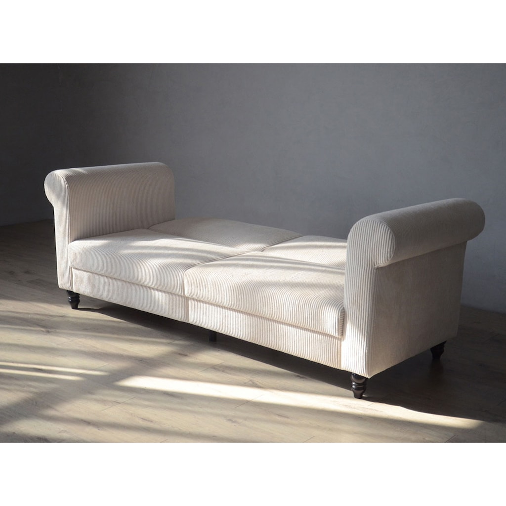 Dorel Home 3-Sitzer »Felix II, Schlafsofa 236cm, (Liegefläche 108x190cm), Rückenlehne«