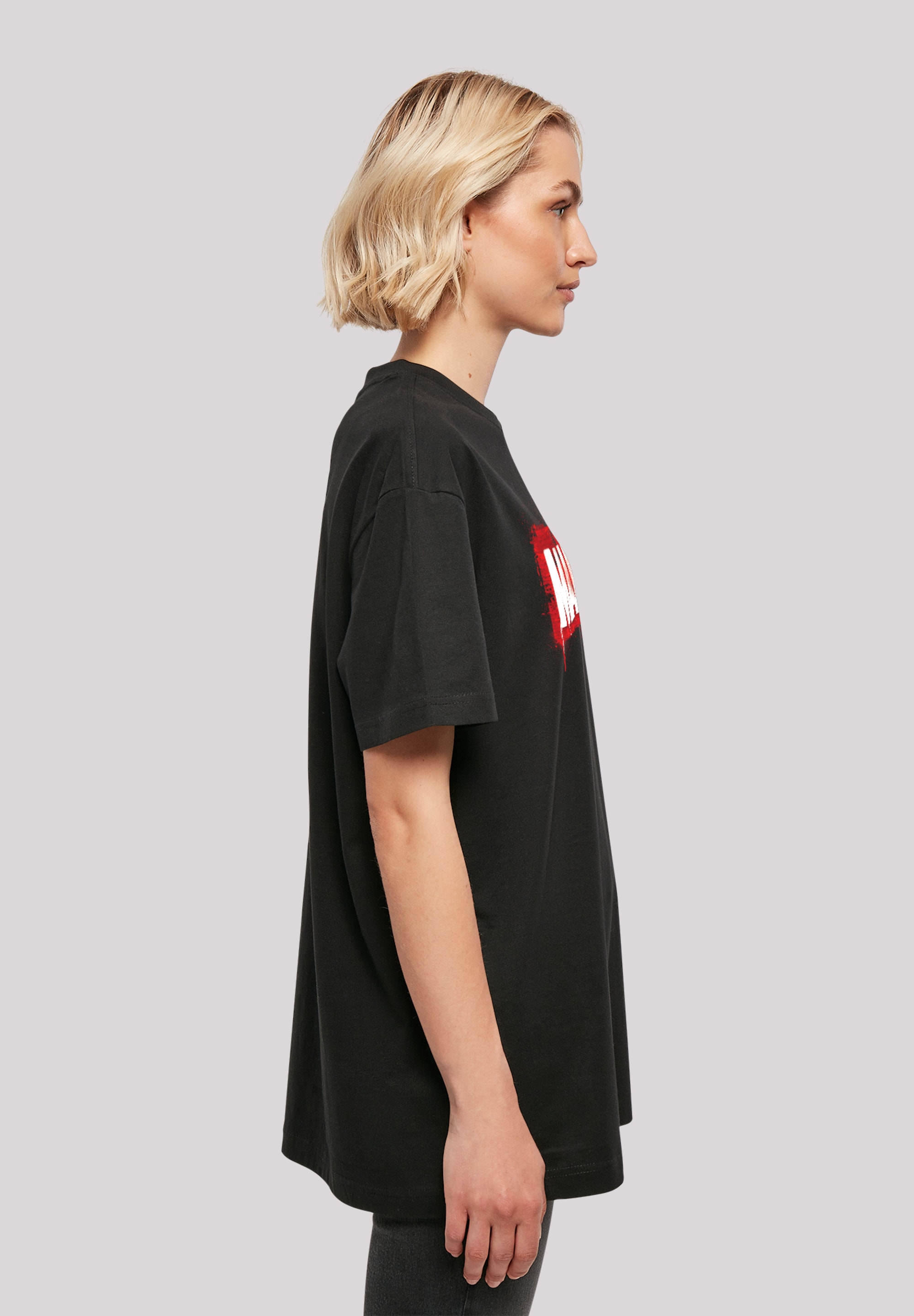 »Damen F4NT4STIC tlg.) Kurzarmshirt (1 with Spray Boyfriend Marvel BAUR Oversized online Logo bestellen Tee«, Ladies |