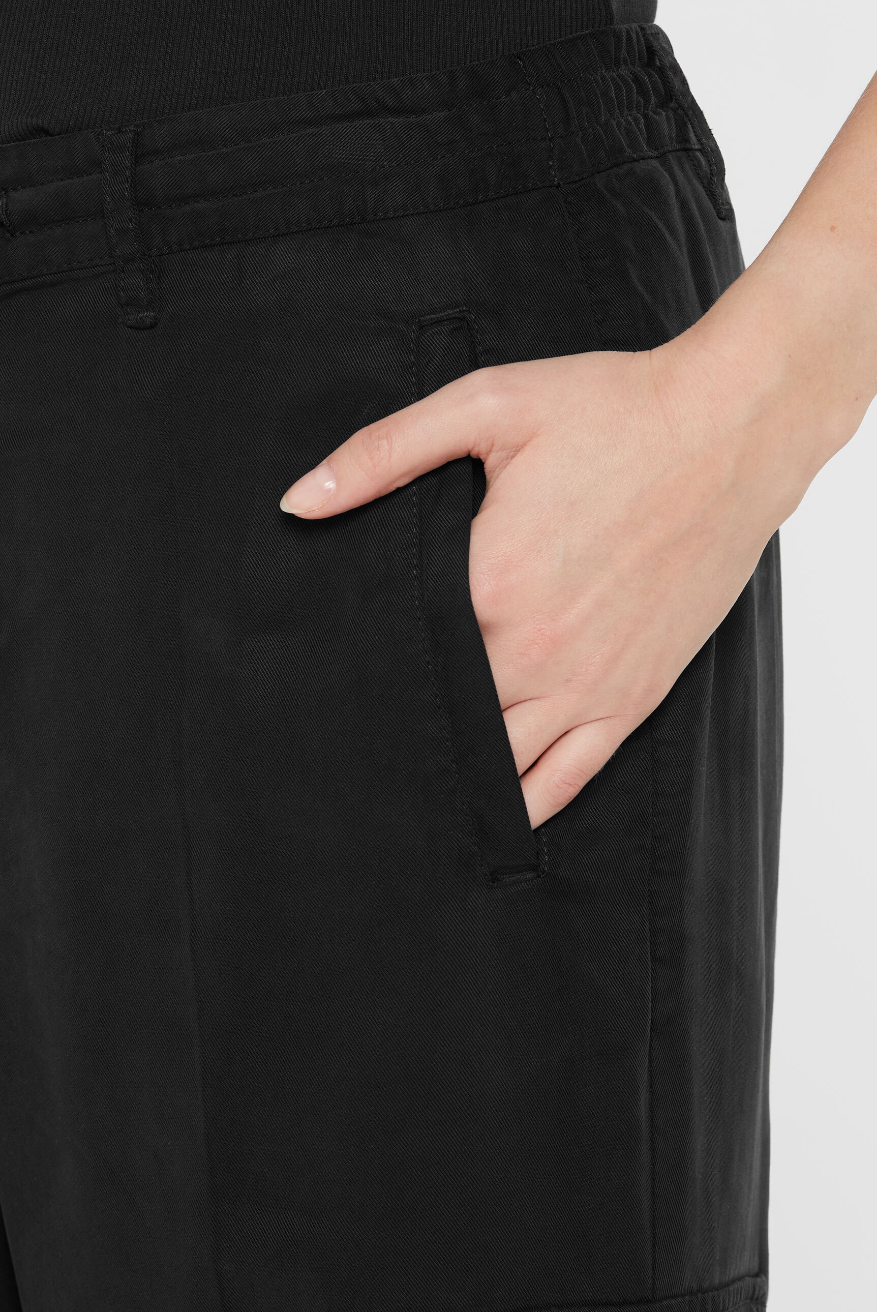 SENSES.THE LABEL Cargohose, mit Elastikbund
