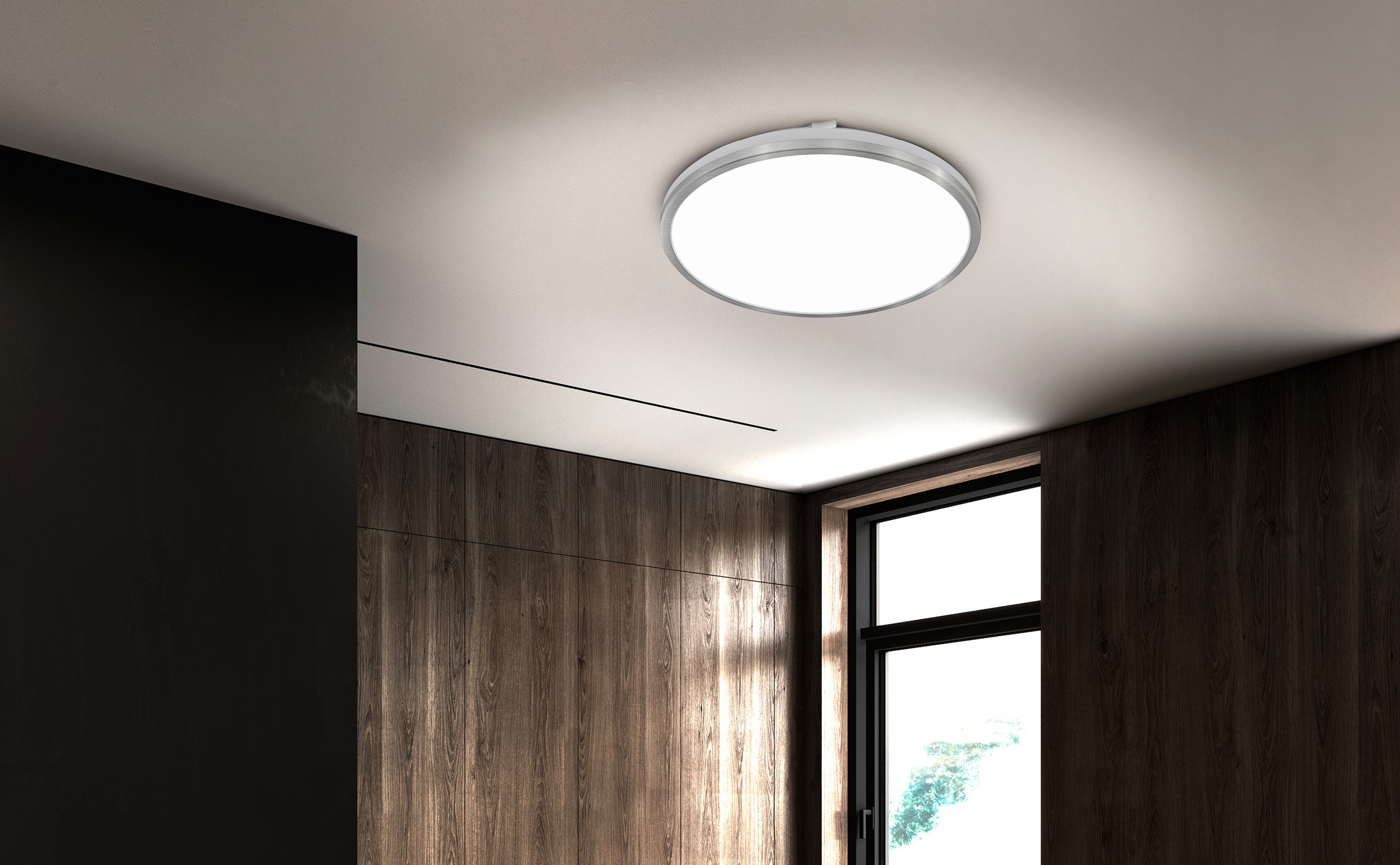 näve LED Deckenleuchte »Tiflis« LED-Modul 1 Stk. Neutralweiß 4 stufig dimmbar per Wandschalter/25%/50%/100%, inkl. Memoryfunktion